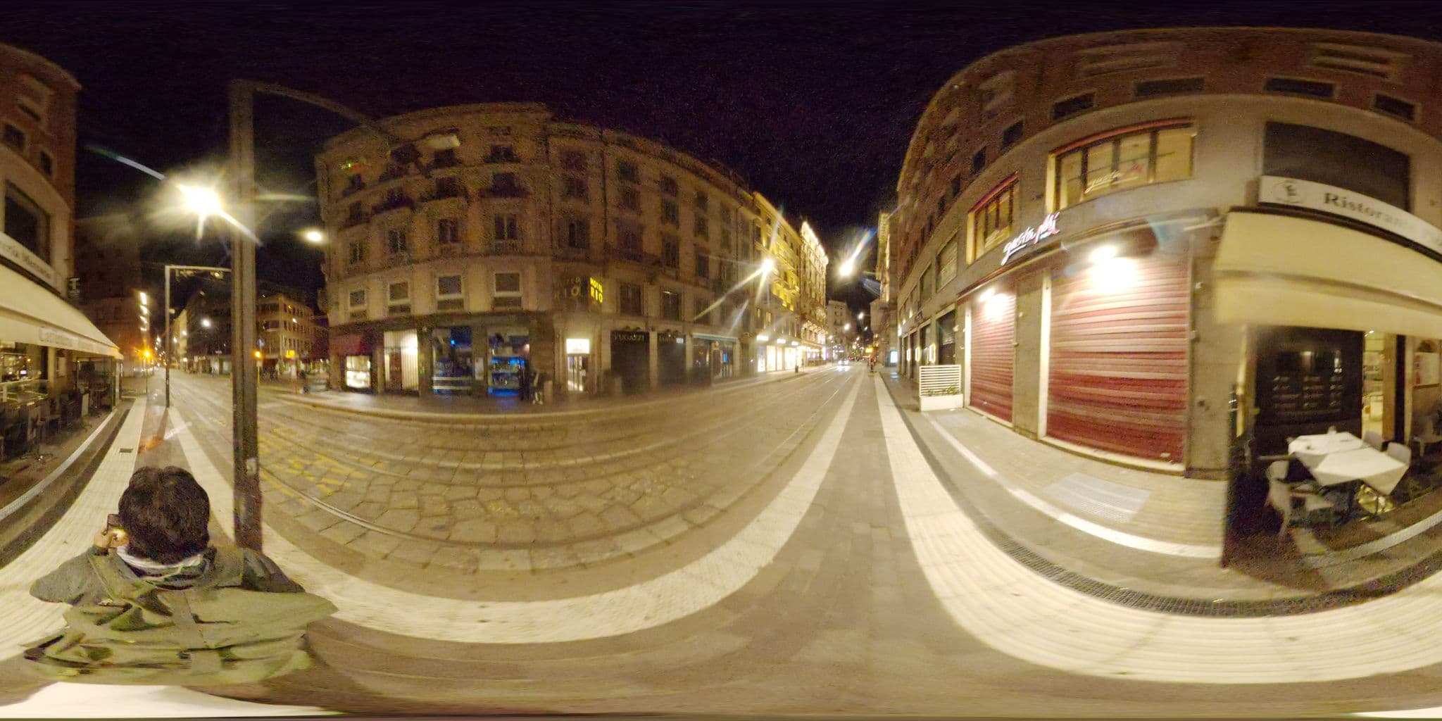 Street view near Hotel Rio, Milan
