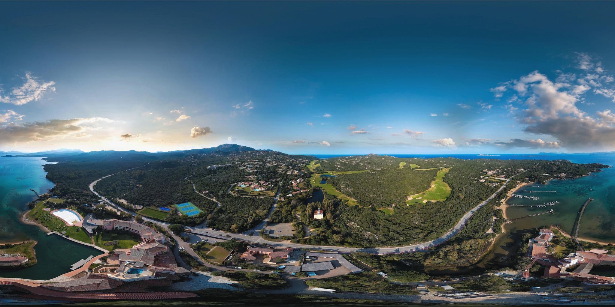 Street view near Cala di Volpe, Porto Cervo — © Ghelfi360 (CC BY-SA · Mapillary)