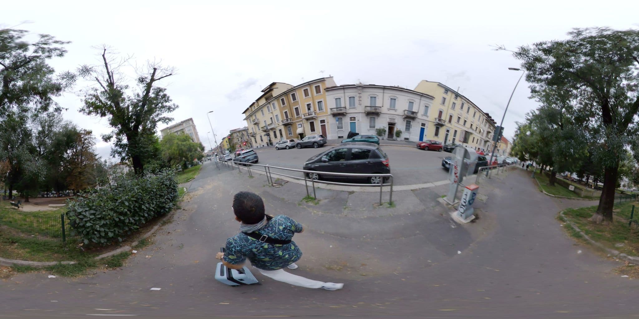 Street view near Hotel Florence, Brera