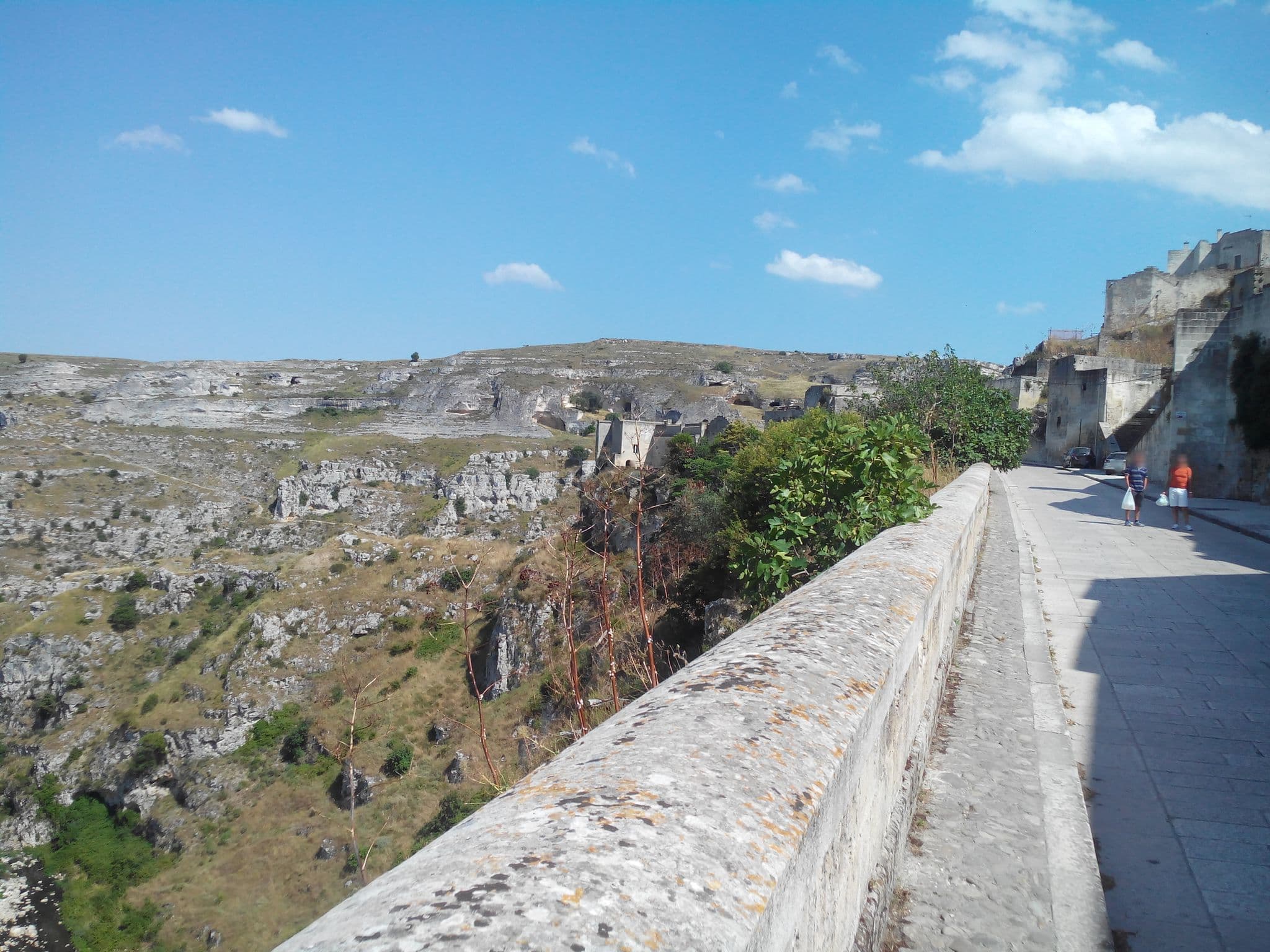 Street view near Sextantio Le Grotte della Civita, Matera