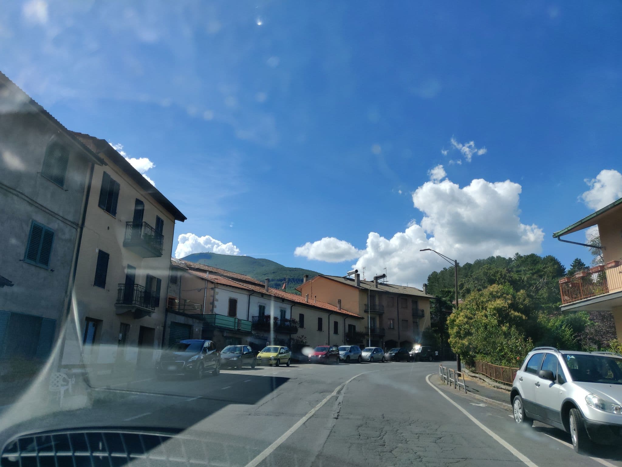 Street view near Albergo Ristorante Cesaretti, Abbadia San Salvatore — © panbauletto (CC BY-SA · Mapillary)