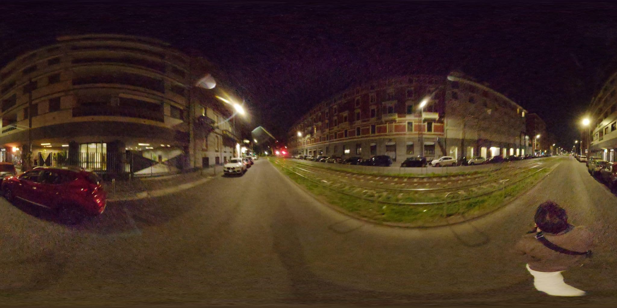 Street view near MEC Hotel, Milan