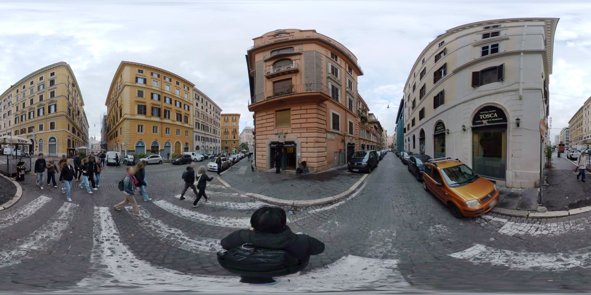 Street view near Hotel Lirico, Monti