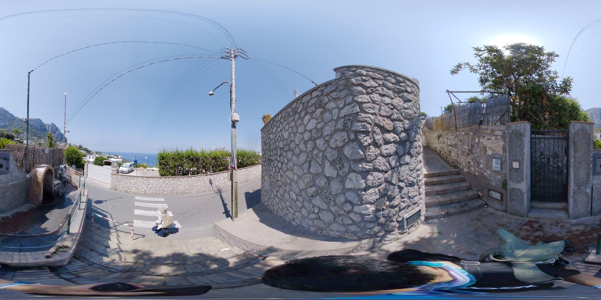 Street view near Hotel Il Portico, Capri — © mapconcierge (CC BY-SA · Mapillary)