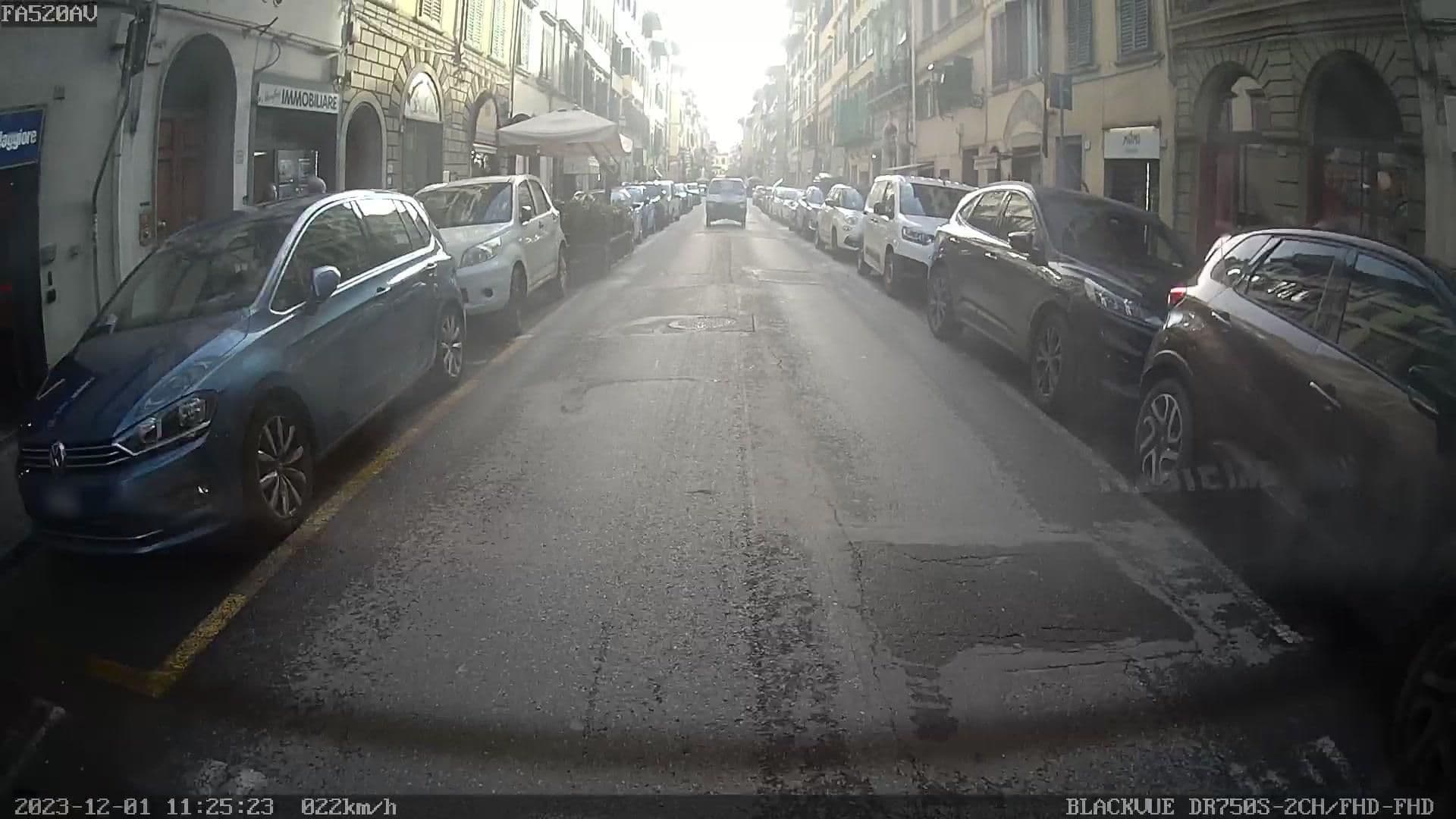 Street view near Dimora Dionisio B&B, Florence — © riccardofuziercayla (CC BY-SA · Mapillary)
