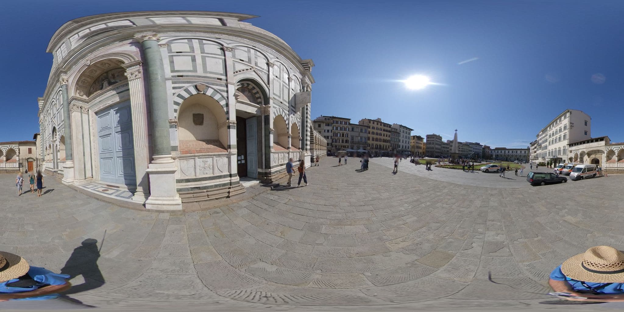 Street view near Grand Hotel Minerva, Florence — © mircozorzo (CC BY-SA · Mapillary)