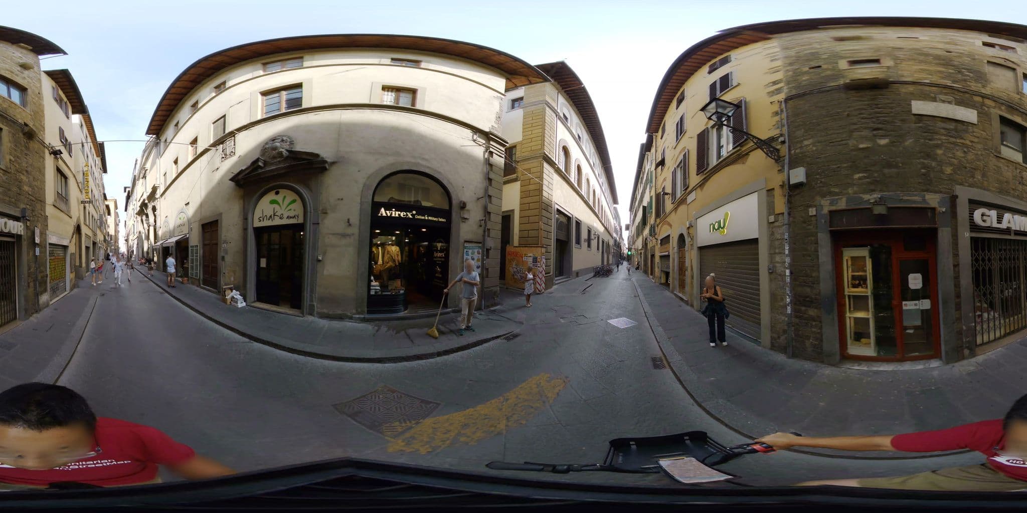 Street view near Albergo Firenze, Florence — © mapconcierge (CC BY-SA · Mapillary)