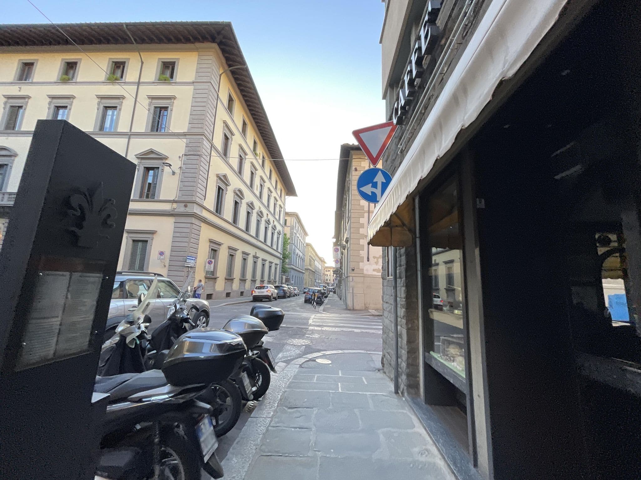Street view near Hotel Giglio, Florence