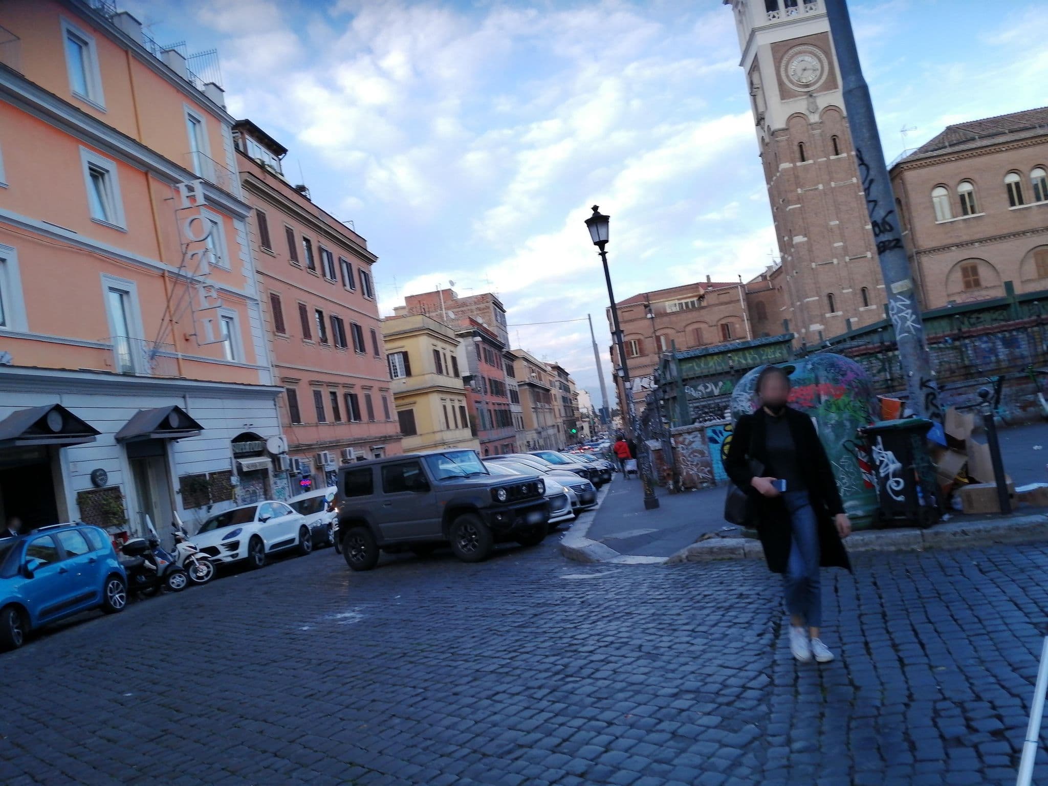 Street view near Hotel Laurentia, Esquilino — © zte123 (CC BY-SA · Mapillary)