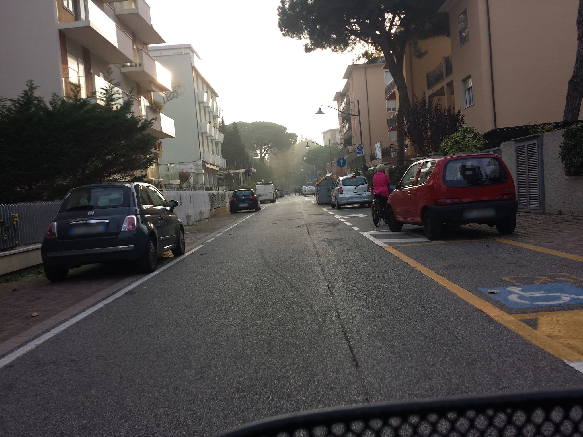 Street view near Parioli, Rimini