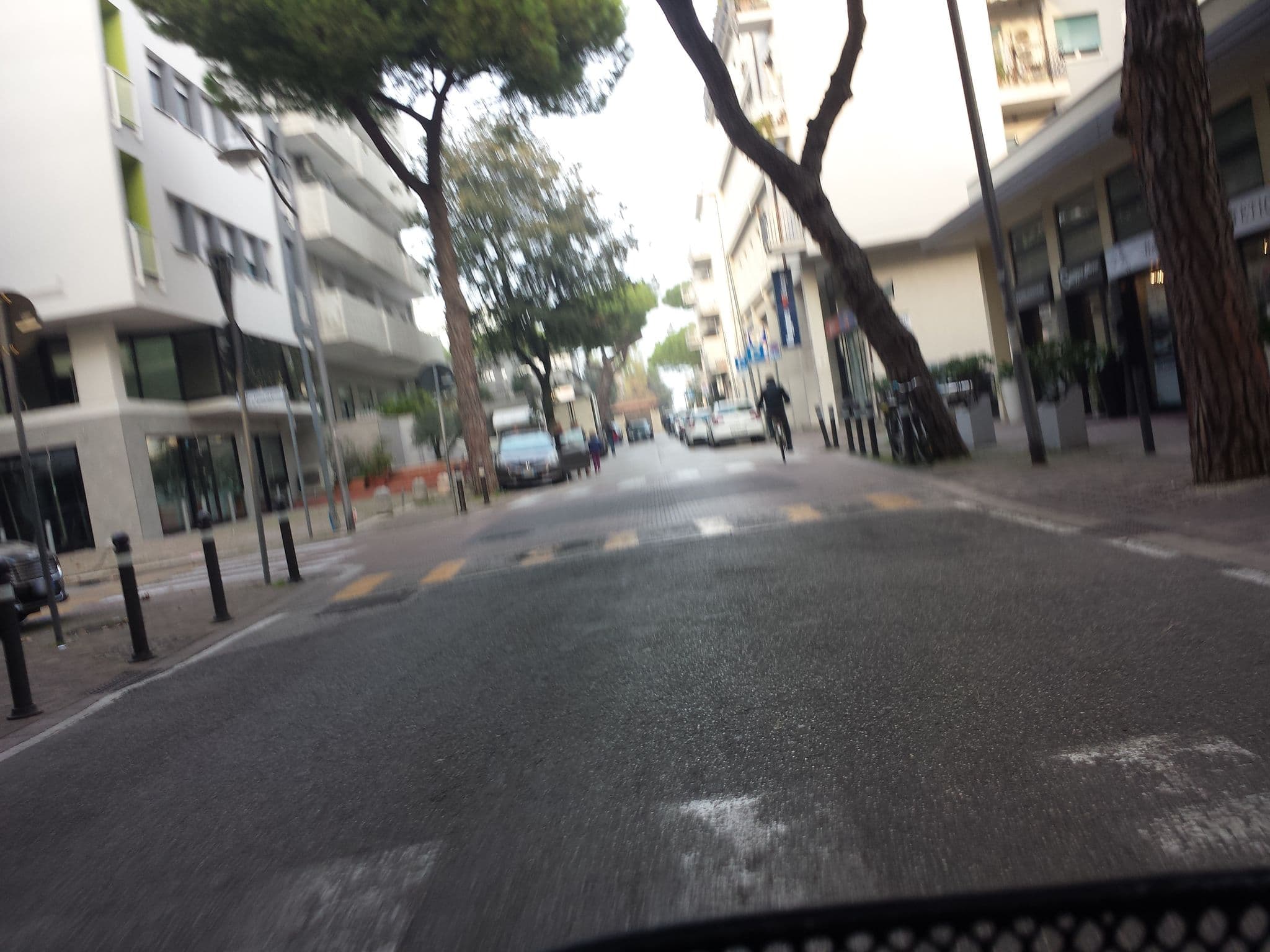 Street view near Royal Plaza, Rimini