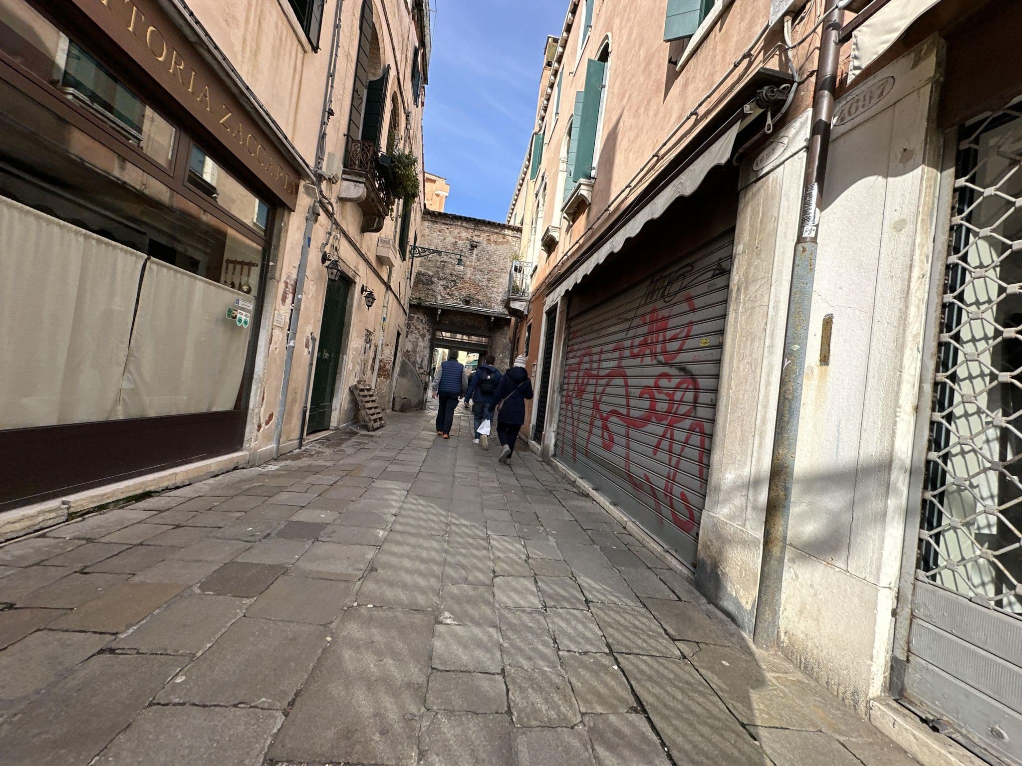 Street view near Hotel Fontana, Venice