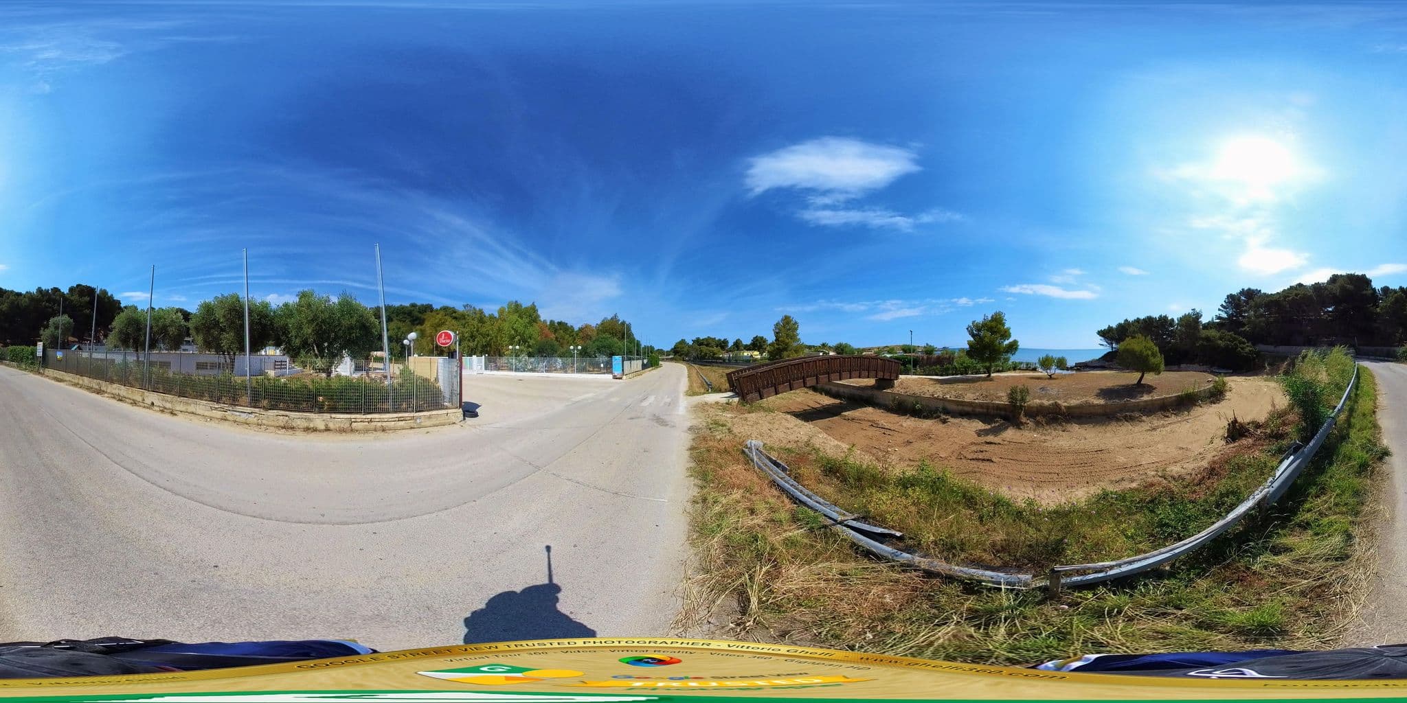 Street view near Villaggio La Giara, Vieste — © Ghelfi360 (CC BY-SA · Mapillary)