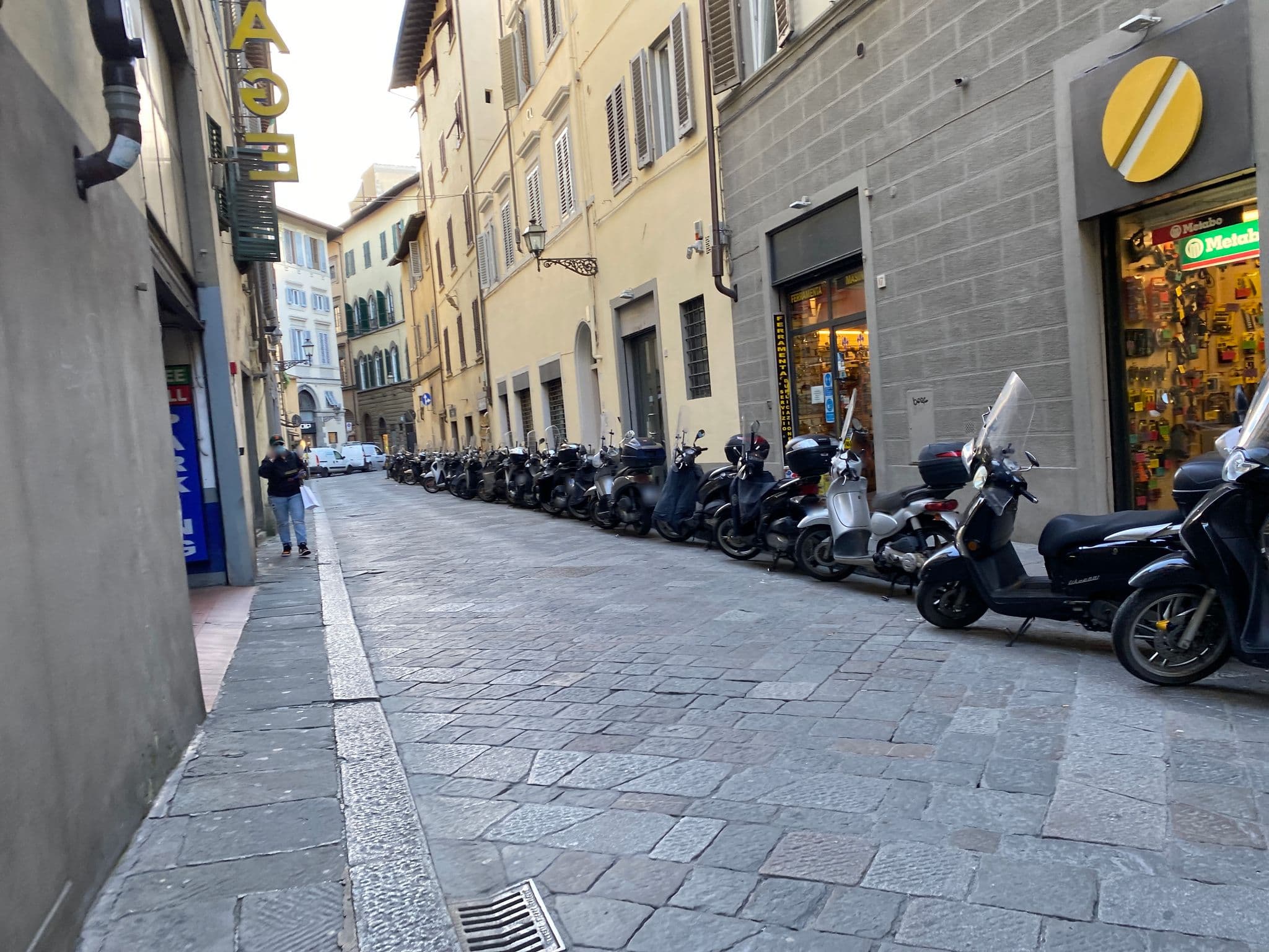 Street view near Hotel Toscana, Florence
