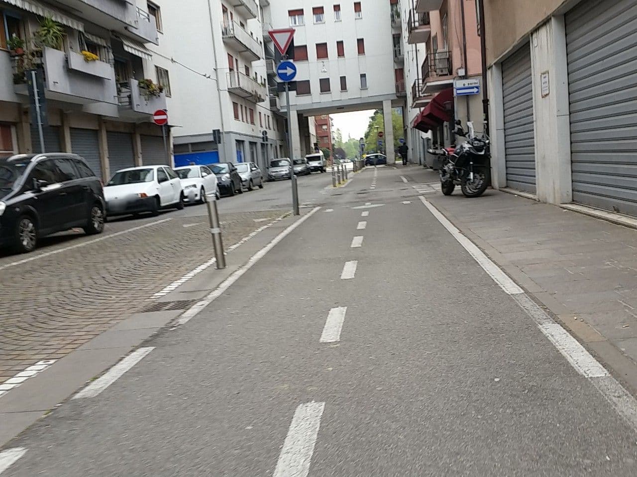 Street view near Hotel Vidale, Mestre