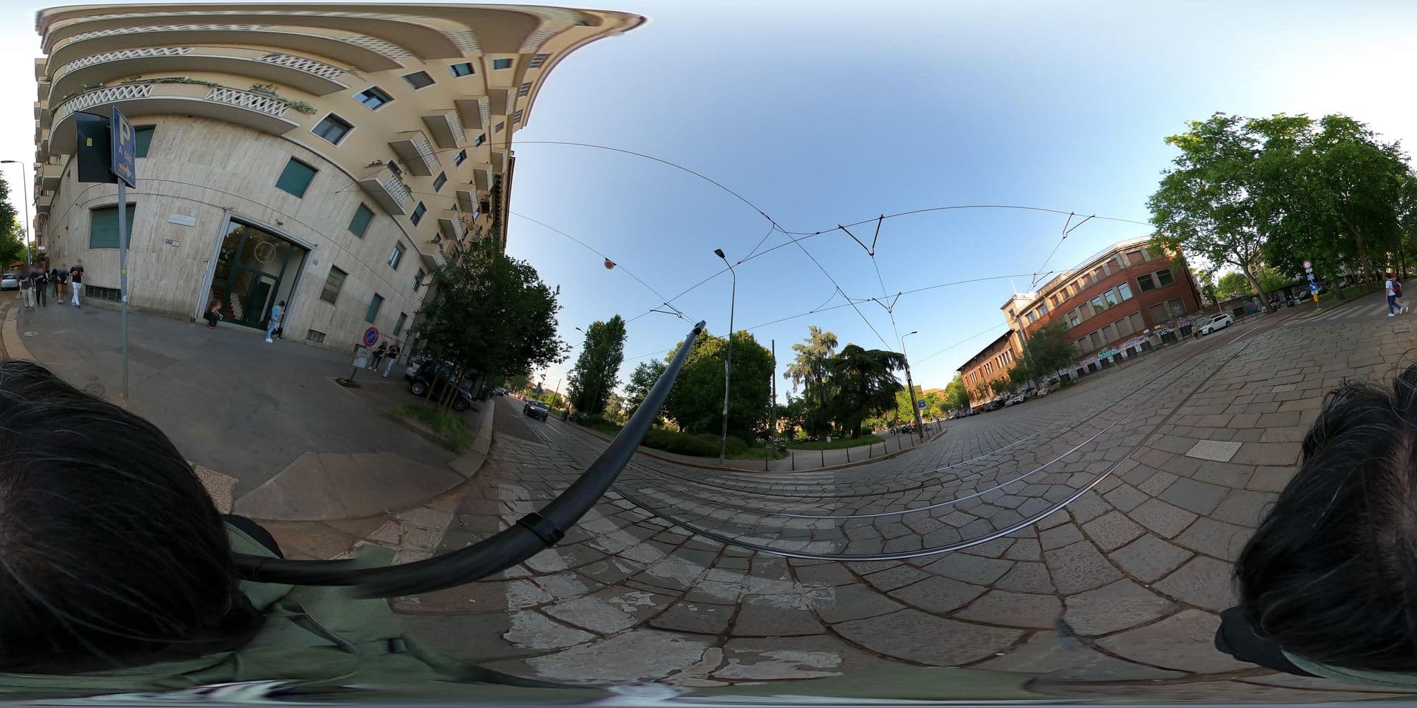 Street view near Hotel Leonardo da Vinci, Brera