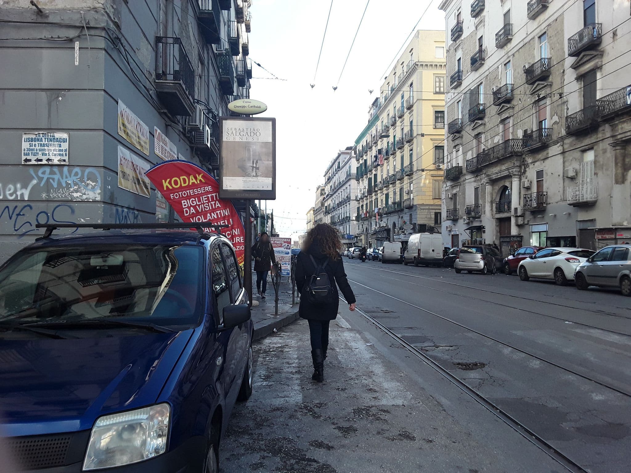 Street view near B&B Bonapace Porta Nolana, Naples — © cristianosoria (CC BY-SA · Mapillary)