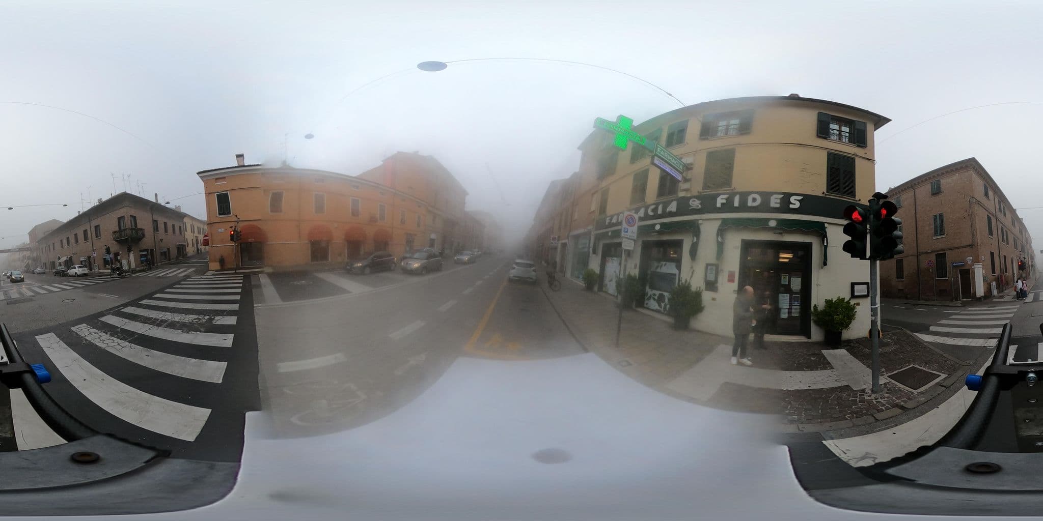 Street view near Locanda Modigliani, Ferrara — © wegavision (CC BY-SA · Mapillary)