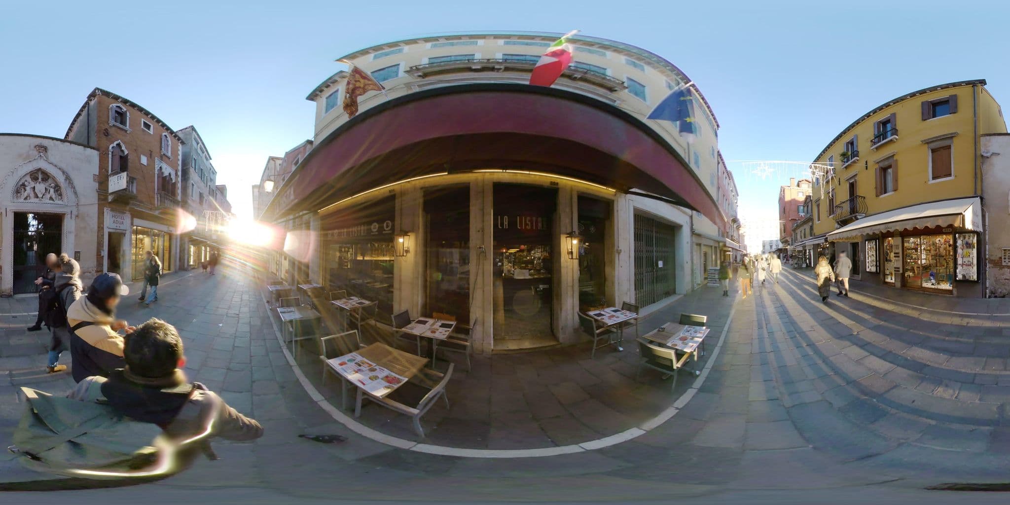 Street view near Hotel Adriatico, Venice — © mapconcierge (CC BY-SA · Mapillary)