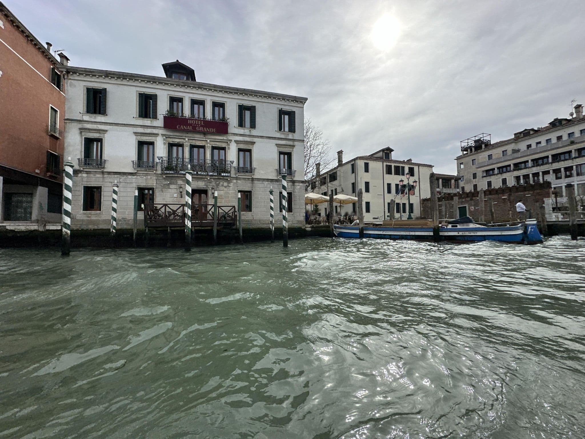 Street view near Hotel Canal Grande, Venice