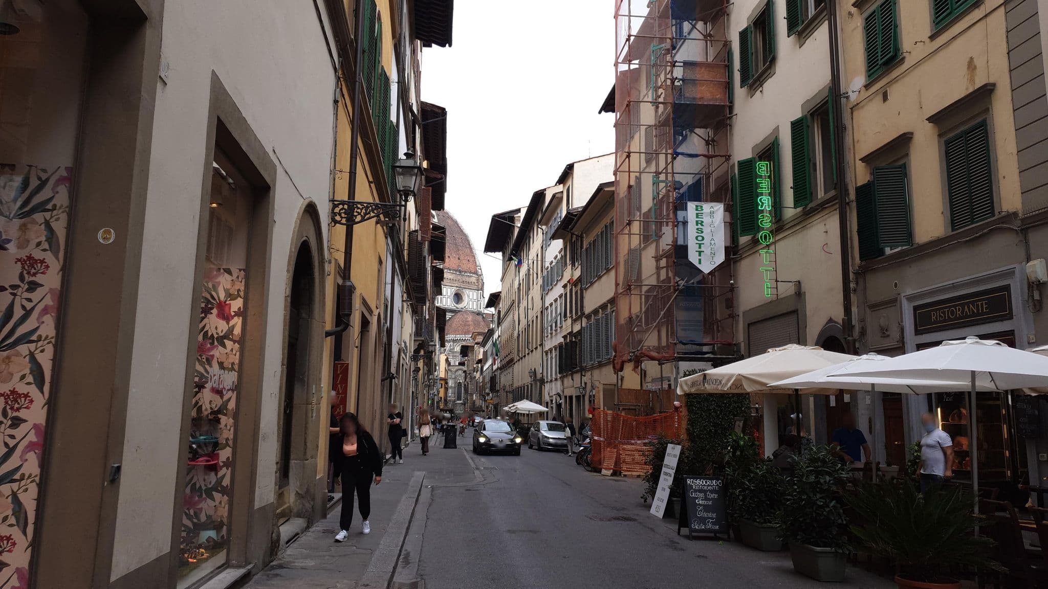 Street view near Glimps Hotel, Florence