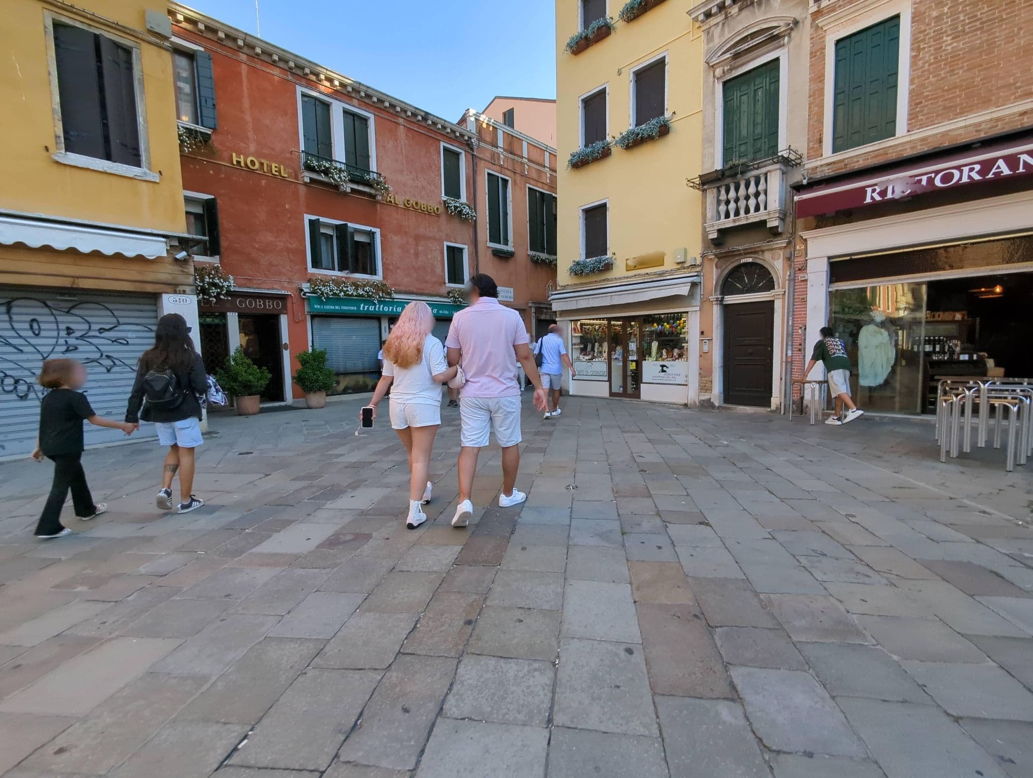 Street view near Hotel Al Gobbo, Venice