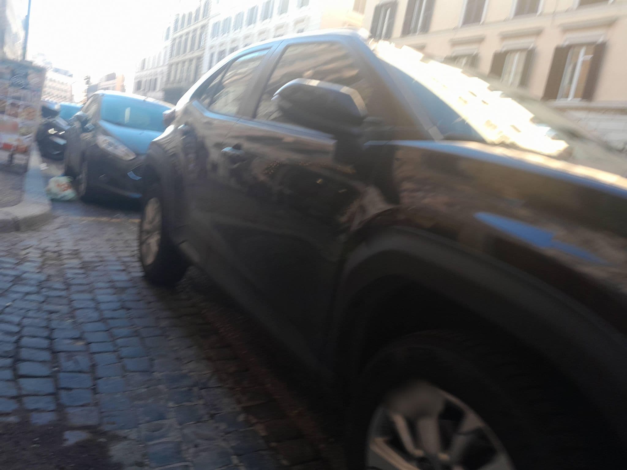 Street view near Hotel Borromeo, Monti