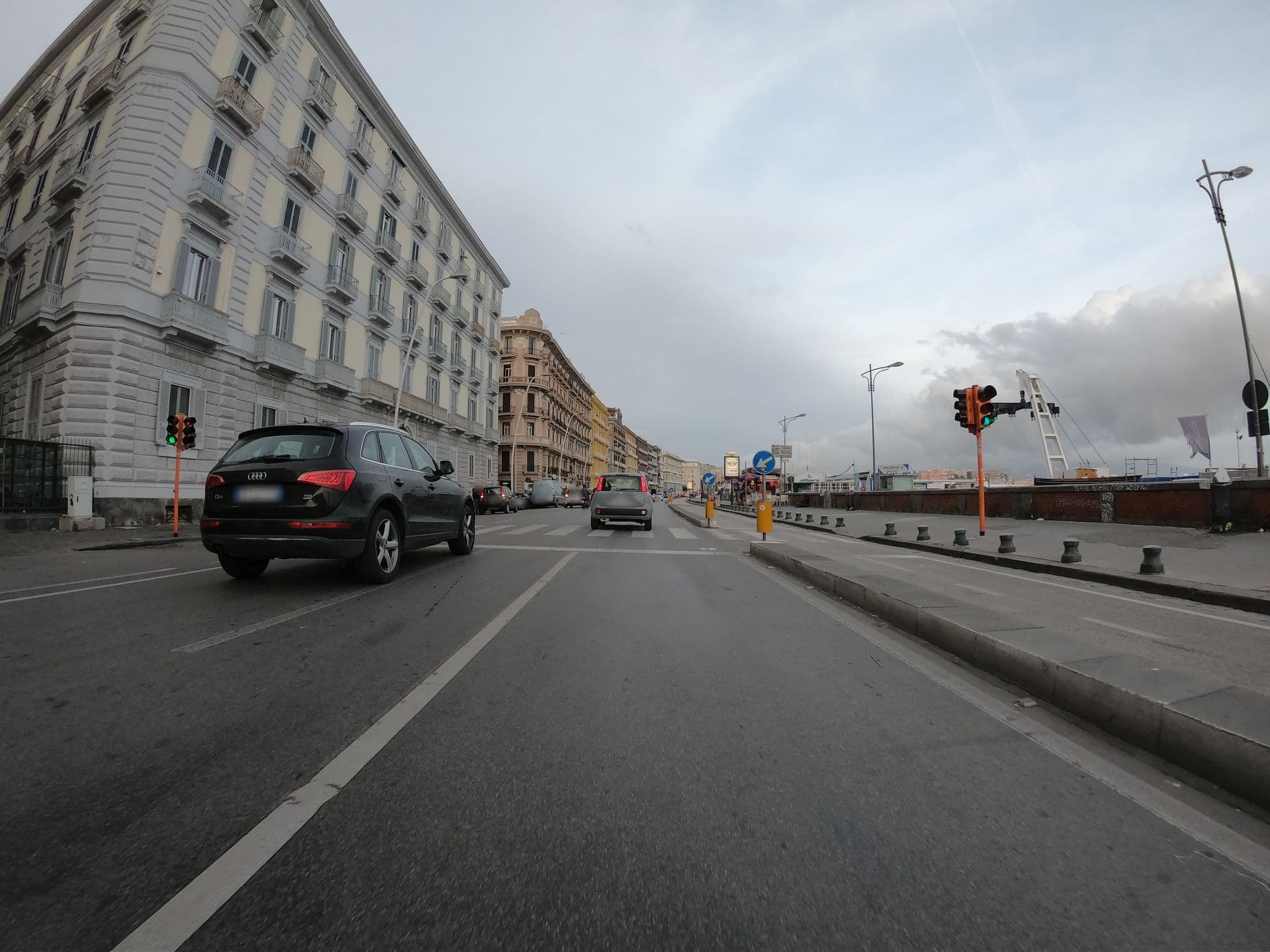 Street view near hotel Ausonia, Chiaia — © richlv (CC BY-SA · Mapillary)