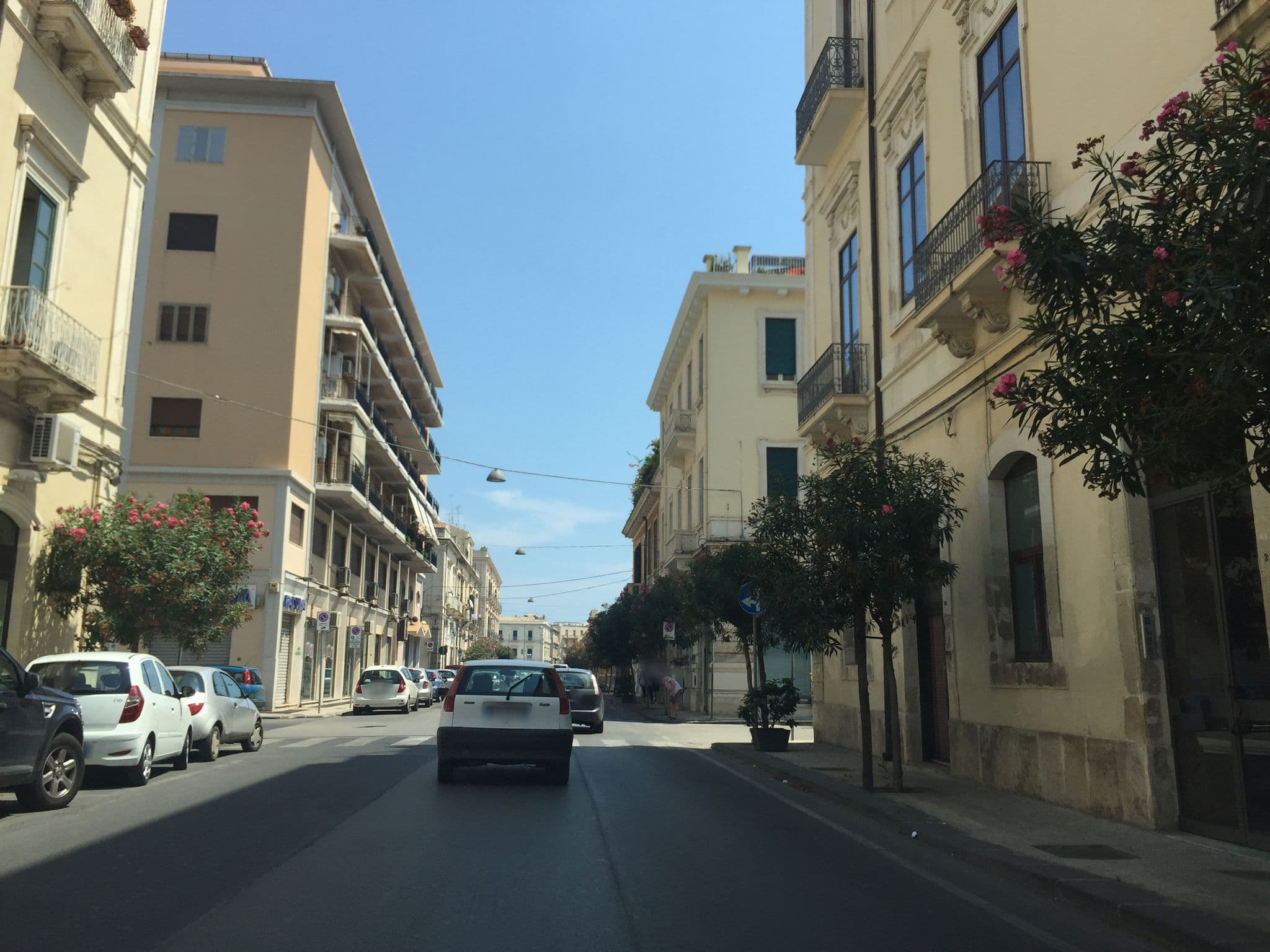 Street view near Caravaggio, Siracusa