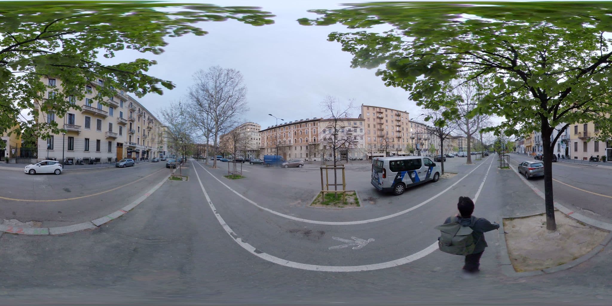 Street view near The Best Hotel, Brera