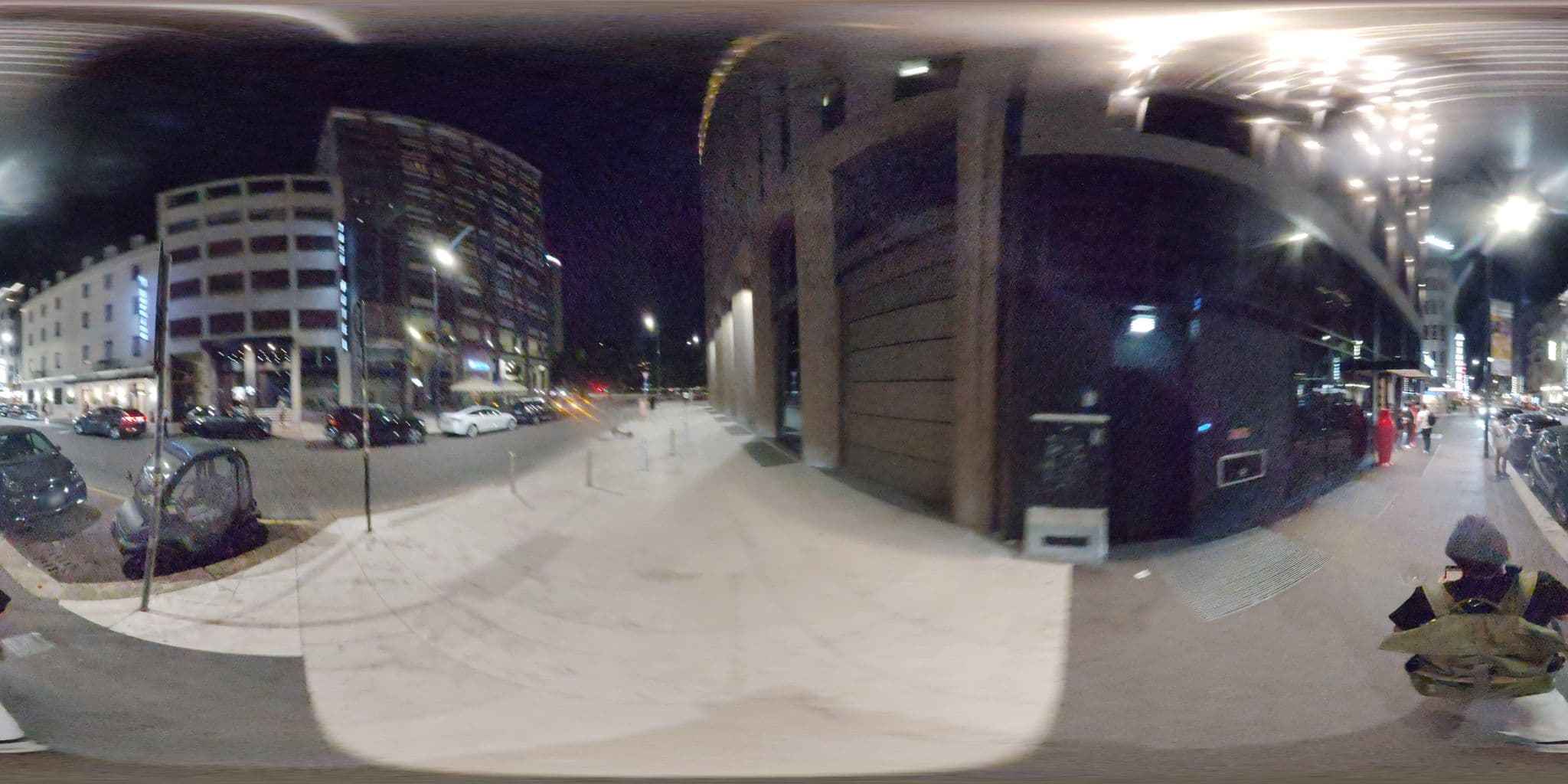 Street view near Just Hotel, Brera