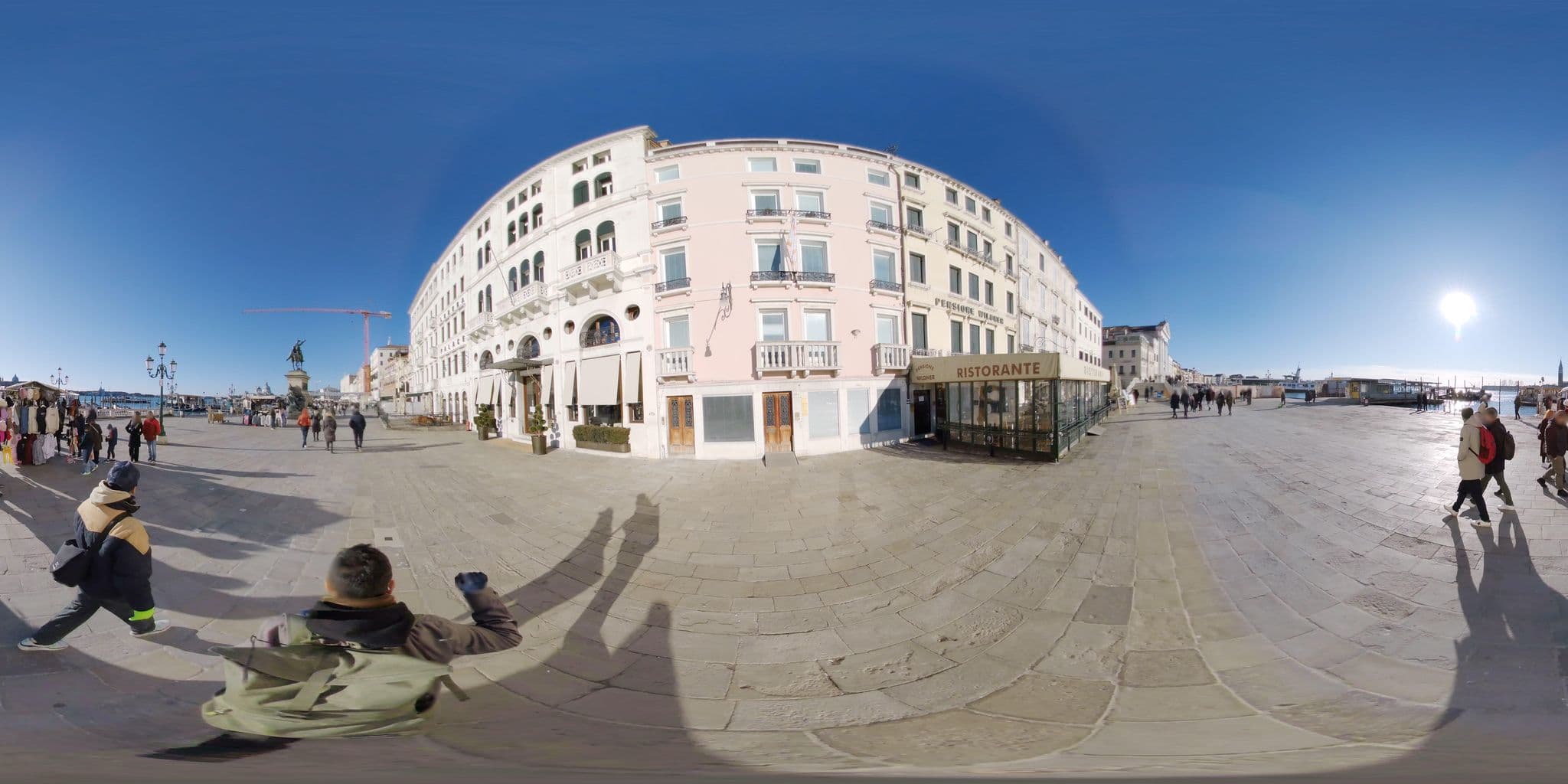 Street view near Hotel Londra Palace, Venice