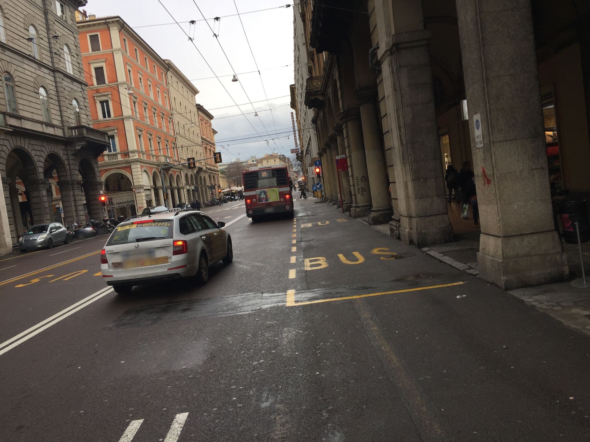 Street view near B&B Adriano, Bologna