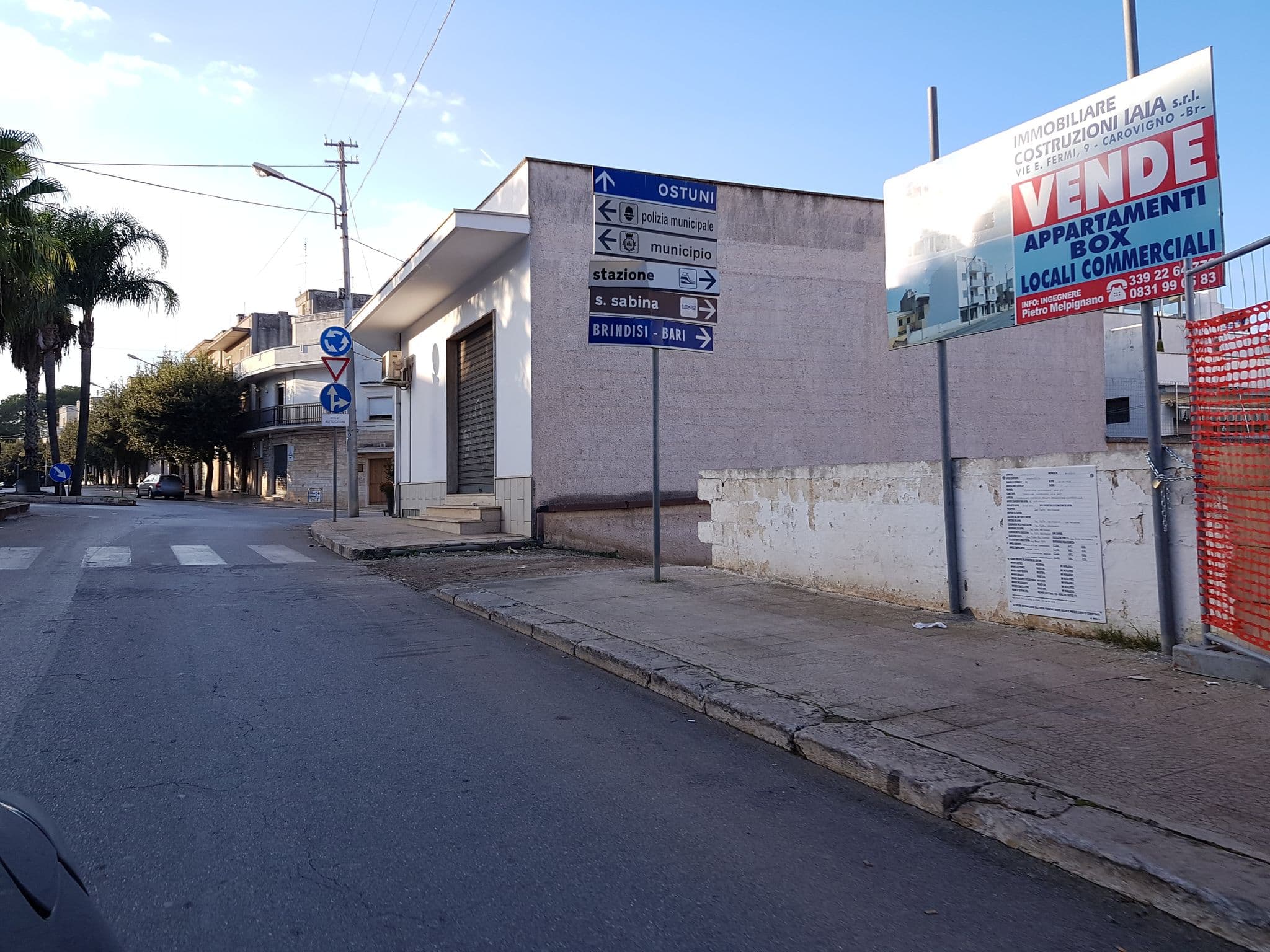Street view near B&B Teresa, Carovigno — © ale_zena_it (CC BY-SA · Mapillary)
