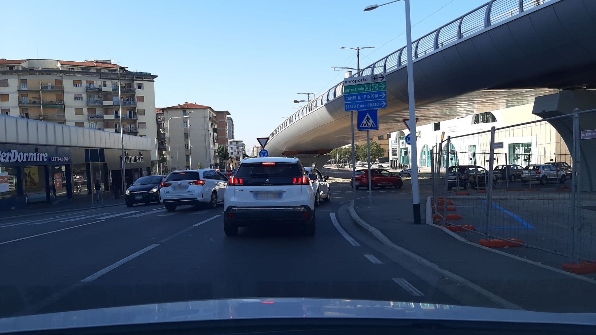 Street view near Novoli B&B, Florence — © vianney182 (CC BY-SA · Mapillary)
