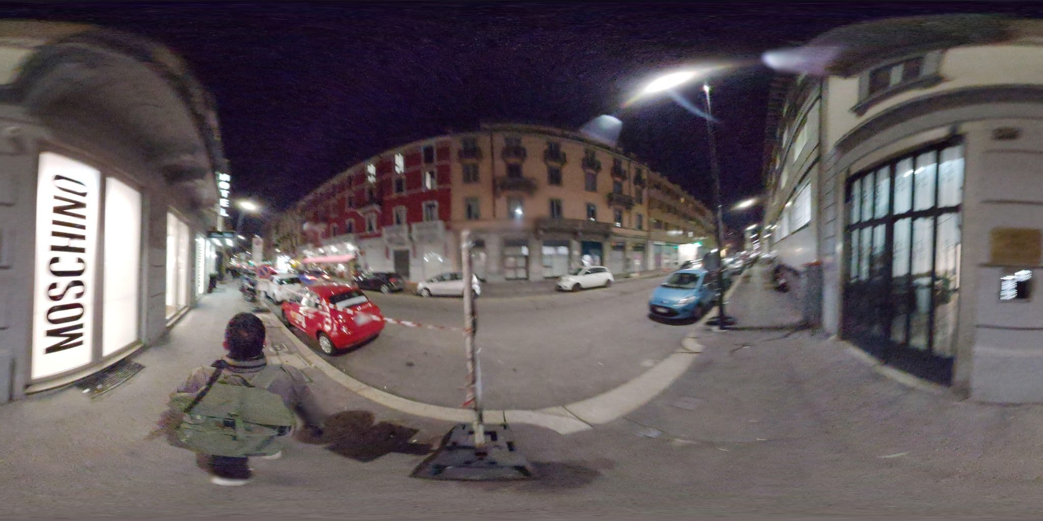 Street view near Hotel Ferton, Brera