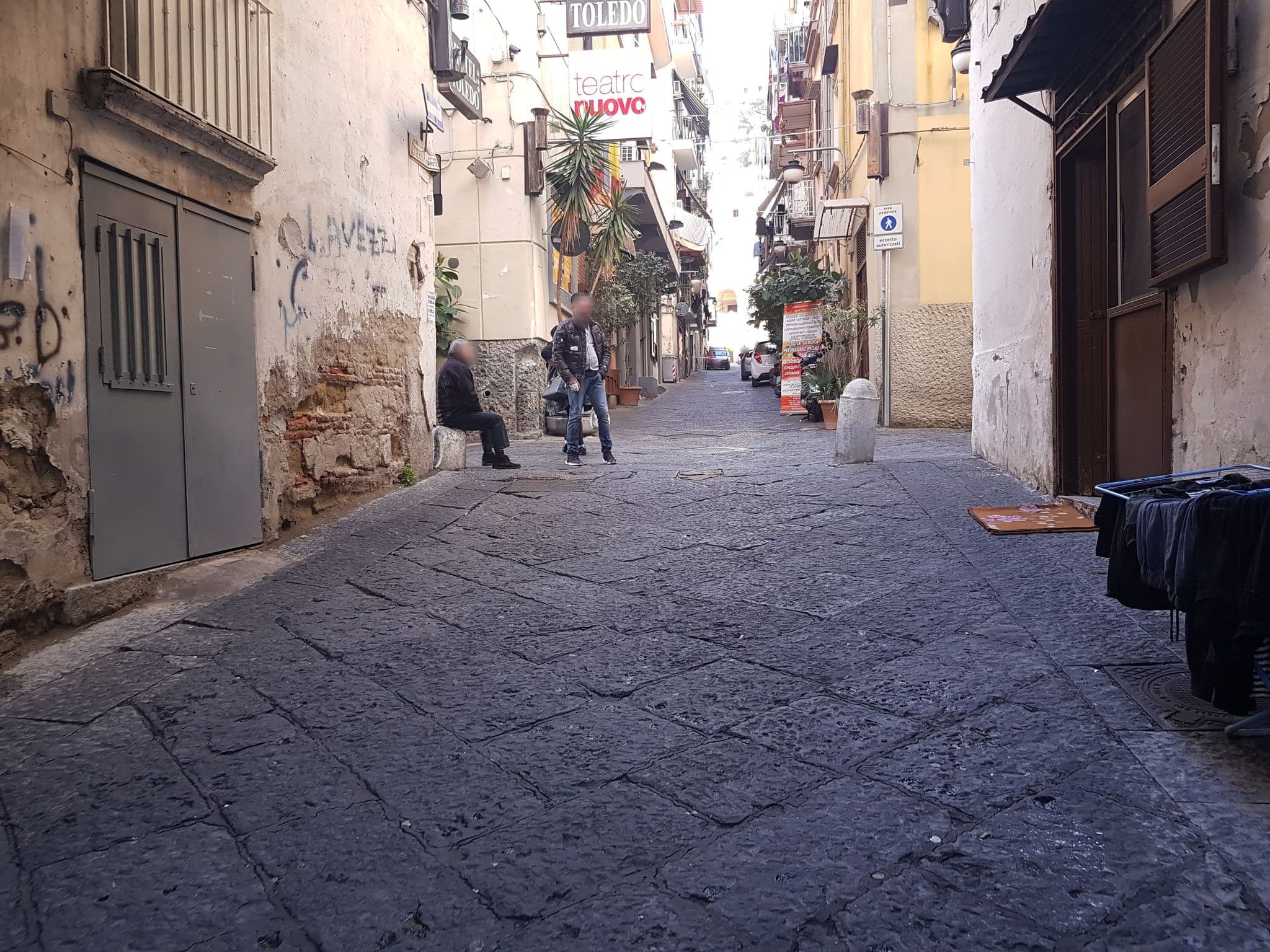 Street view near Hotel Toledo, Montecalvario — © 0122000022 (CC BY-SA · Mapillary)