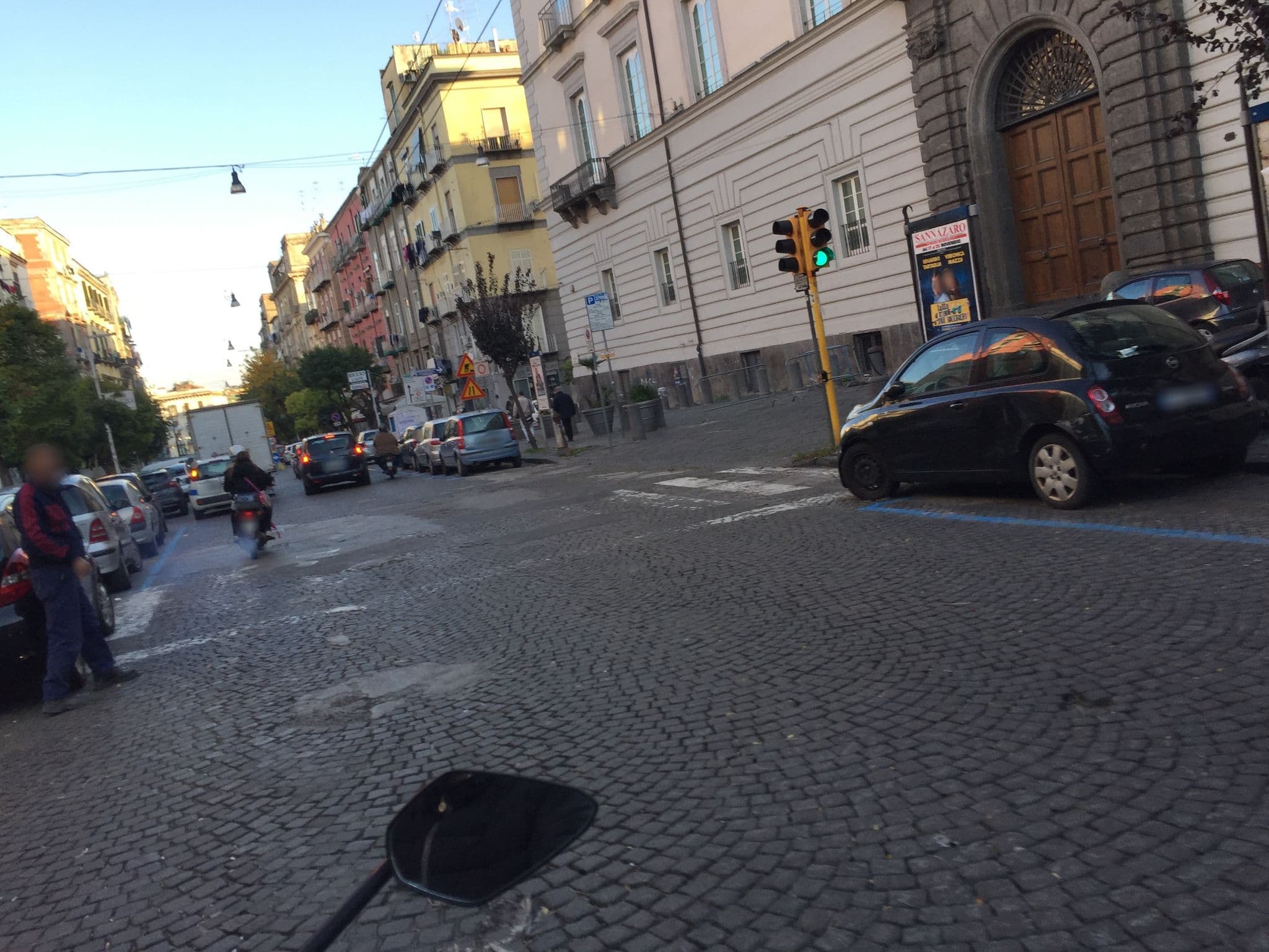 Street view near Palazzo Caracciolo Naples, San Lorenzo — © luis92 (CC BY-SA · Mapillary)