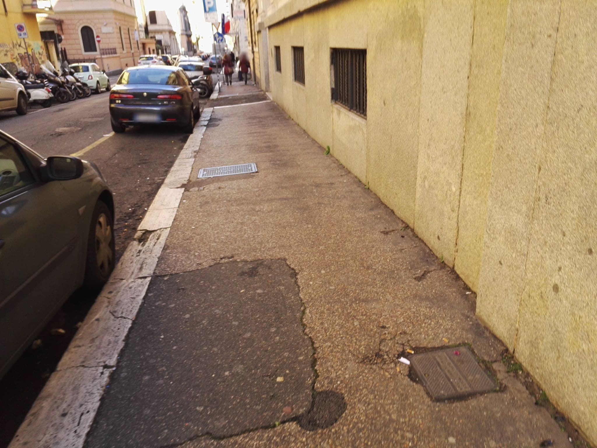 Street view near Archimede, Castro Pretorio