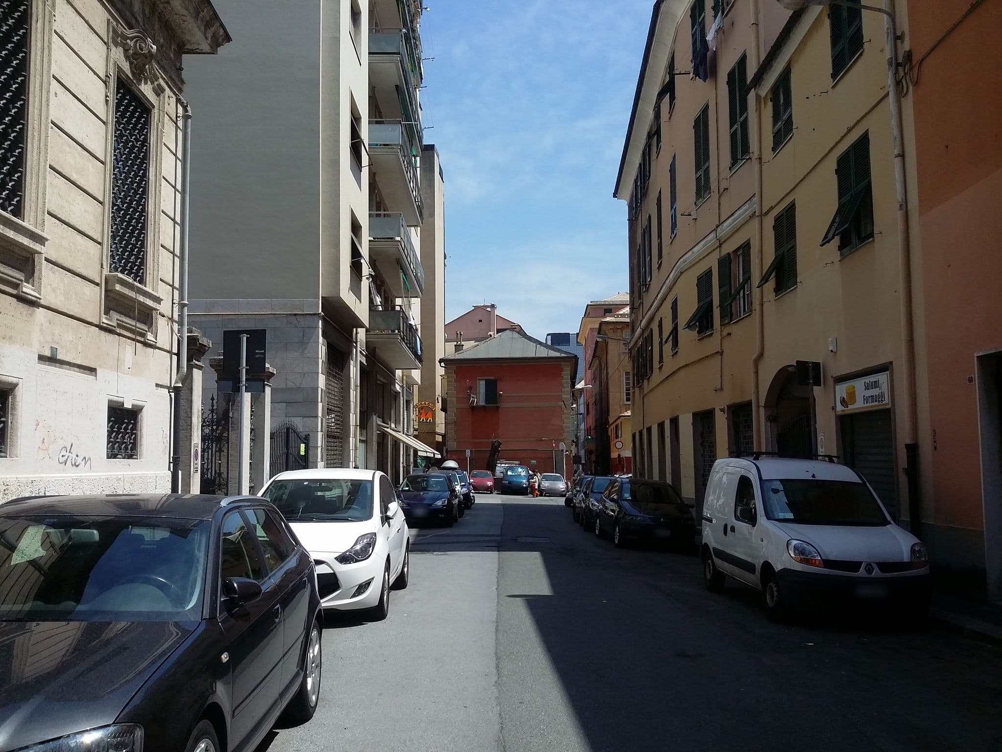 Street view near Hotel Cantore, Genoa