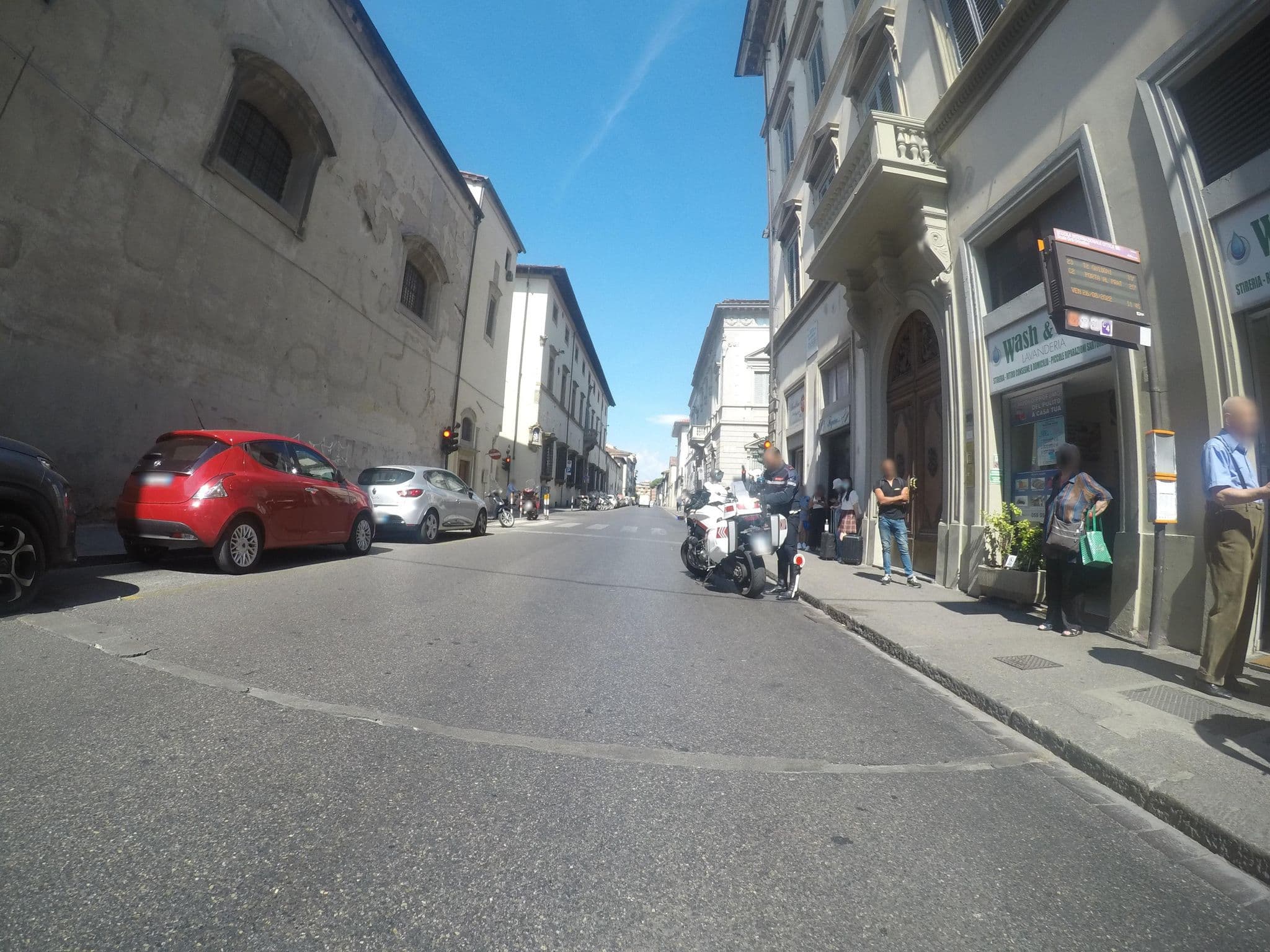 Street view near Florentia Apartments, Florence