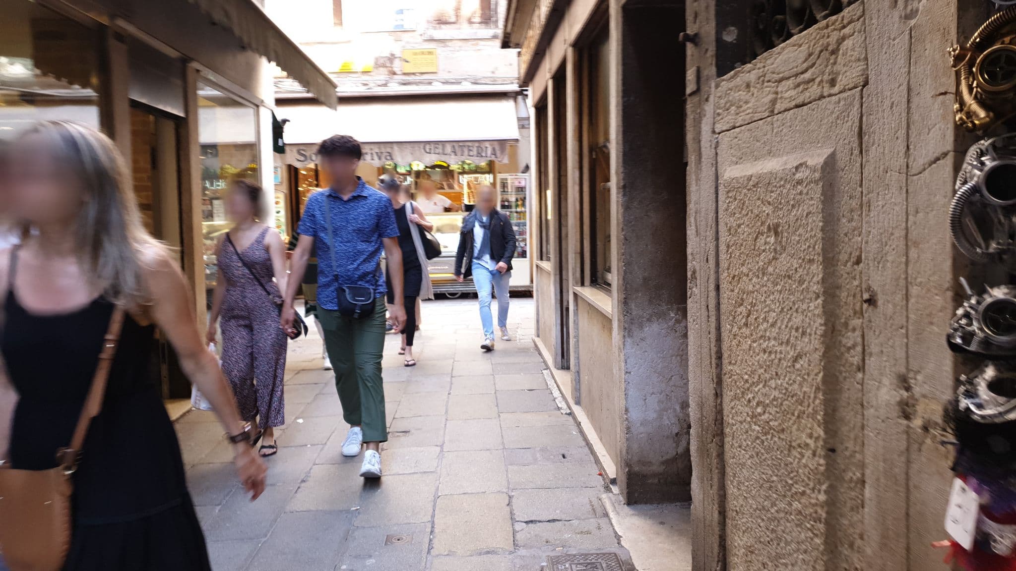 Street view near Hotel Doni, Venice