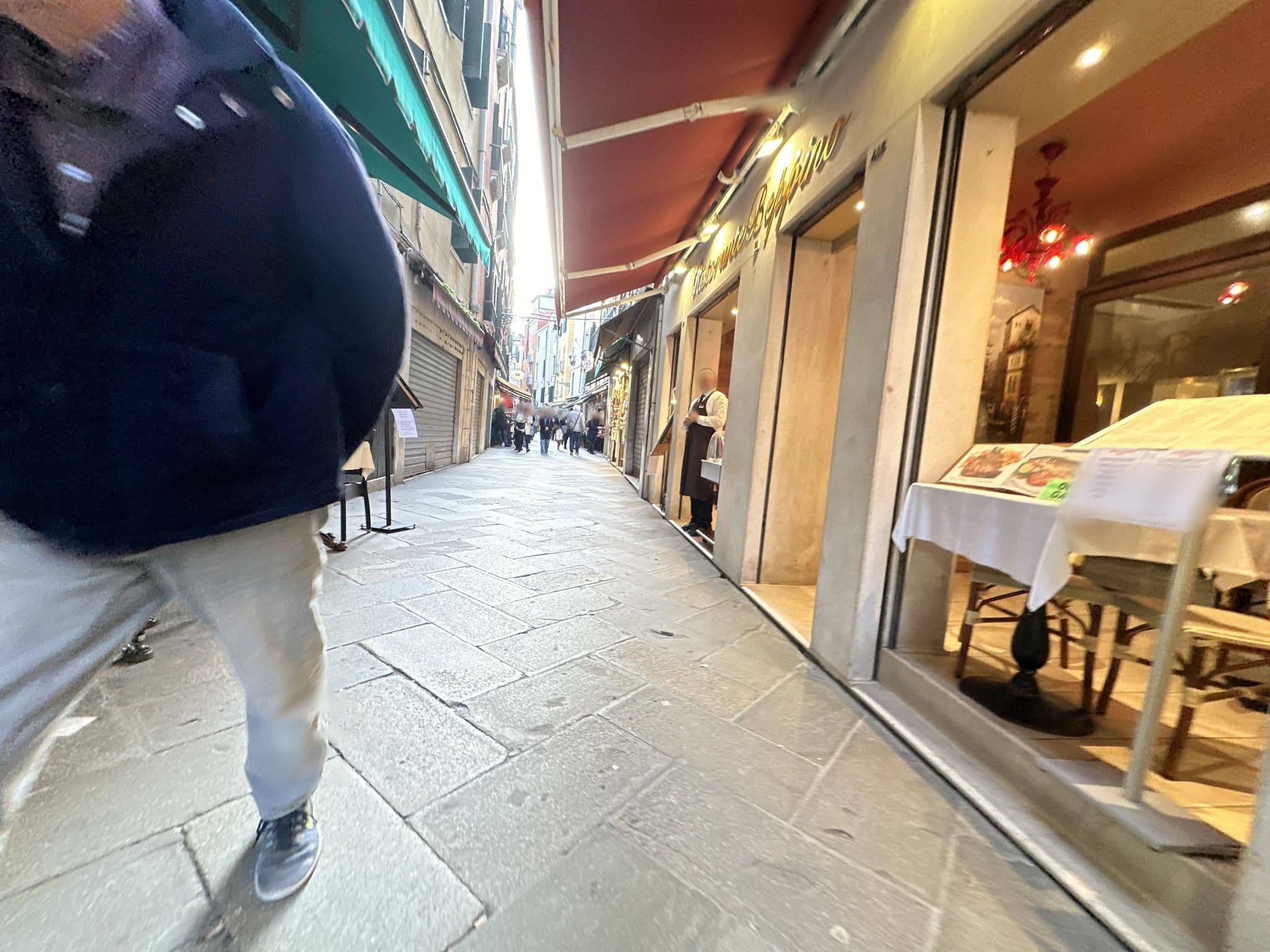 Street view near Hotel Concordia, Venice