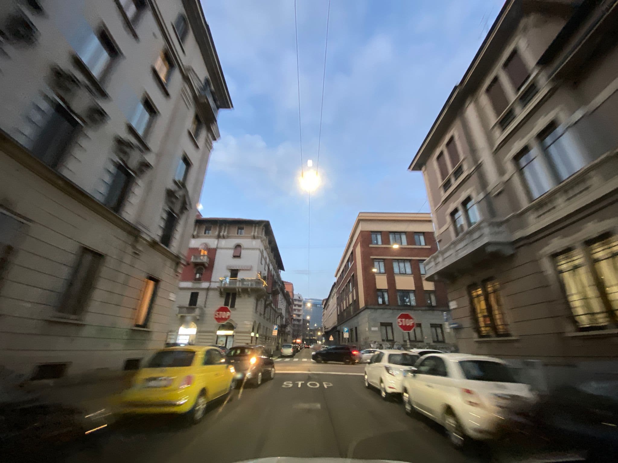 Street view near Hotel 26, Brera