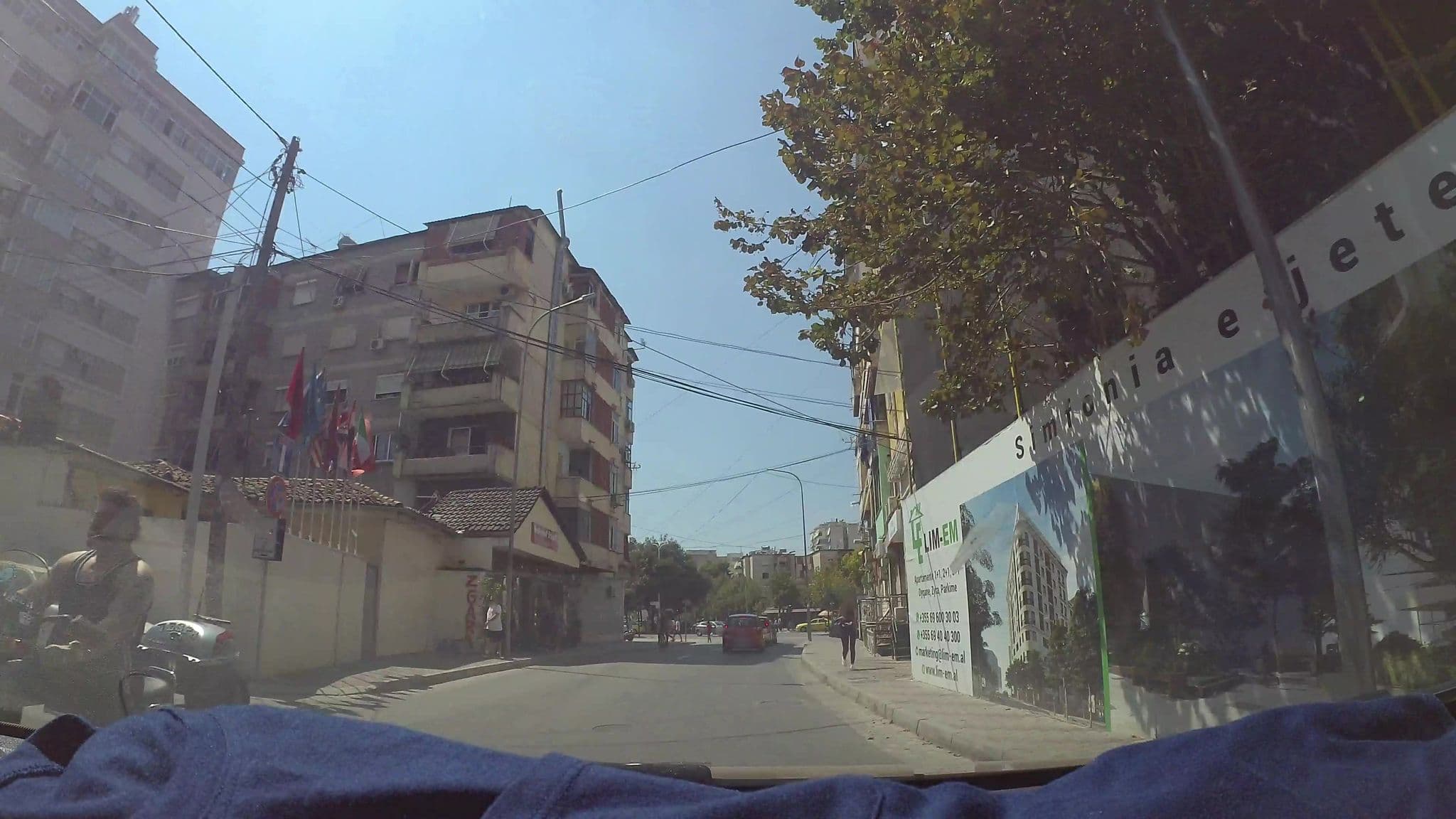 Street view near HOTEL IDEA, Tirana