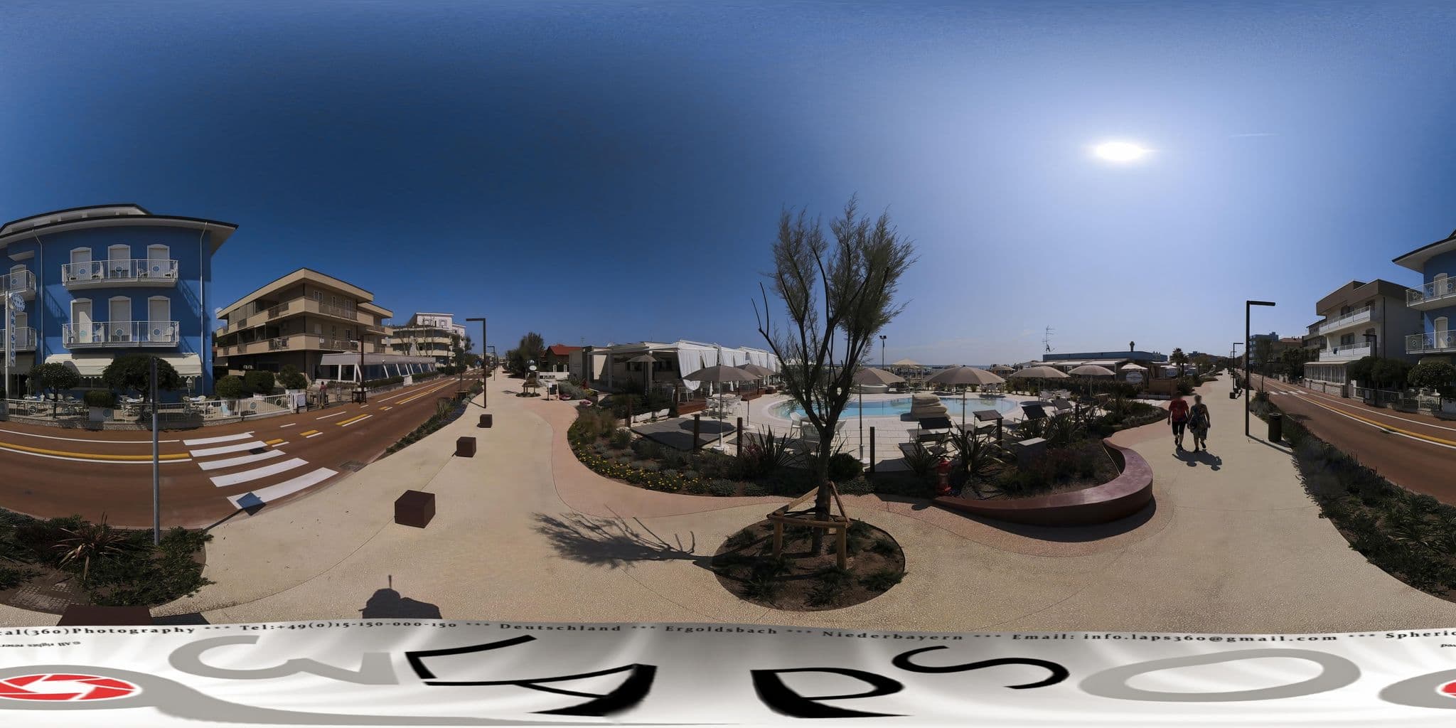 Street view near Piccolo Hotel Ariston, San Mauro a Mare — © LAPS360 (CC BY-SA · Mapillary)