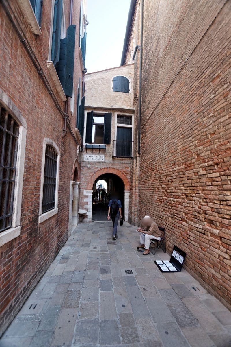 Street view near Sina Centurion Palace, Venice