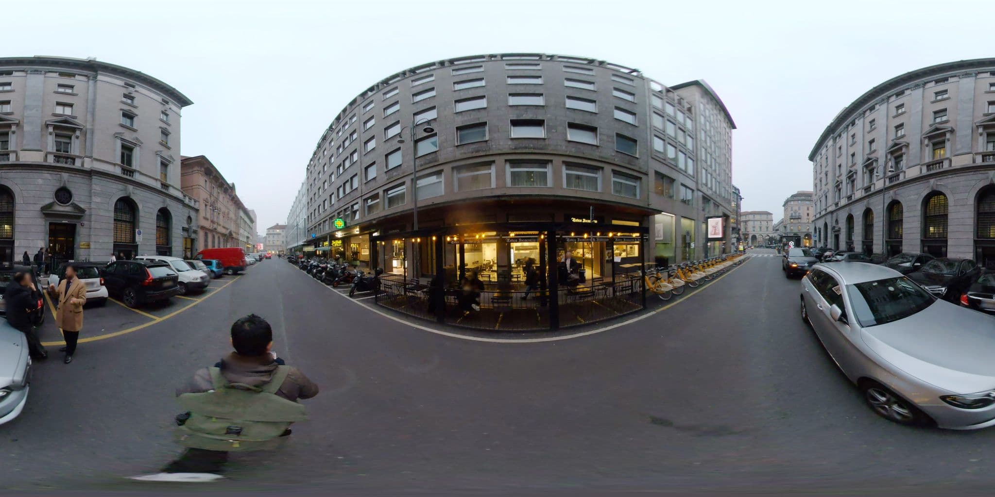 Street view near Duomo Hotel & Apartments, Milan — © mapconcierge (CC BY-SA · Mapillary)
