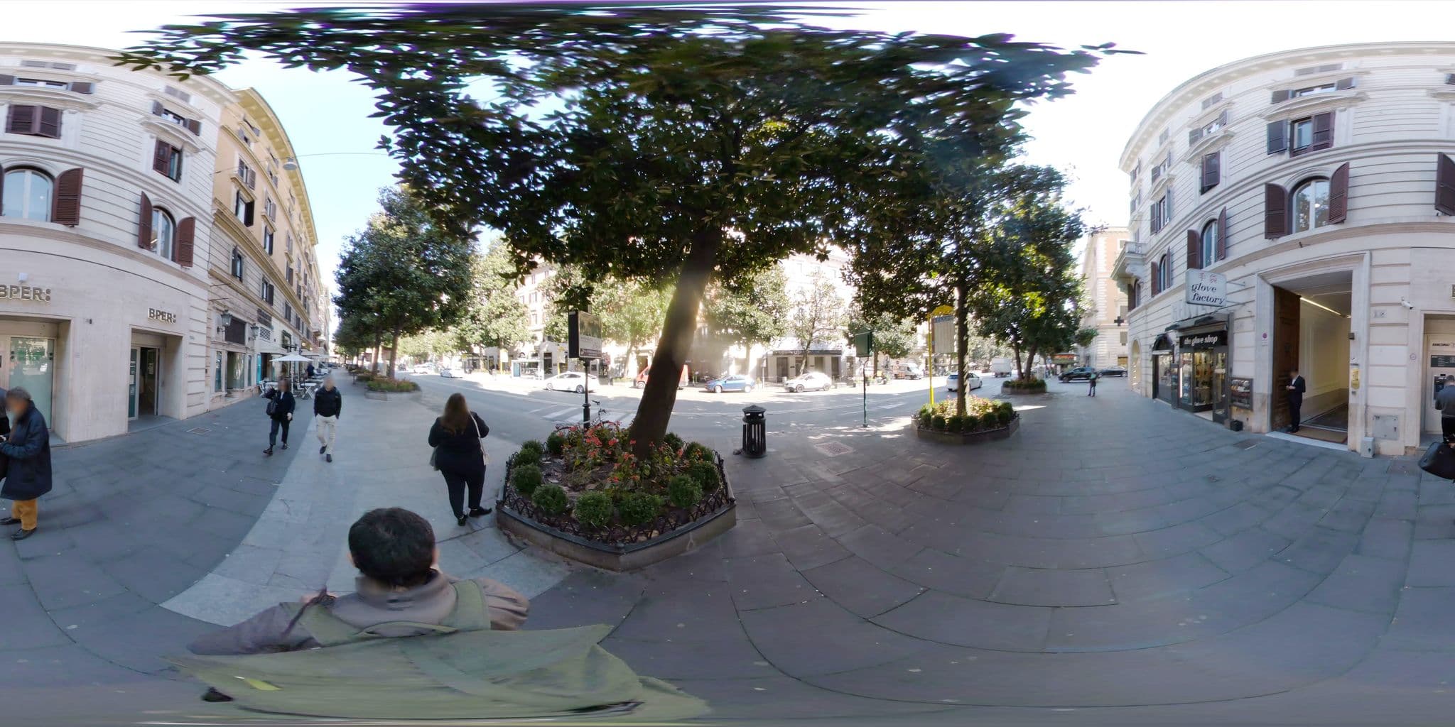 Street view near Nobu Hotel, Ludovisi — © mapconcierge (CC BY-SA · Mapillary)