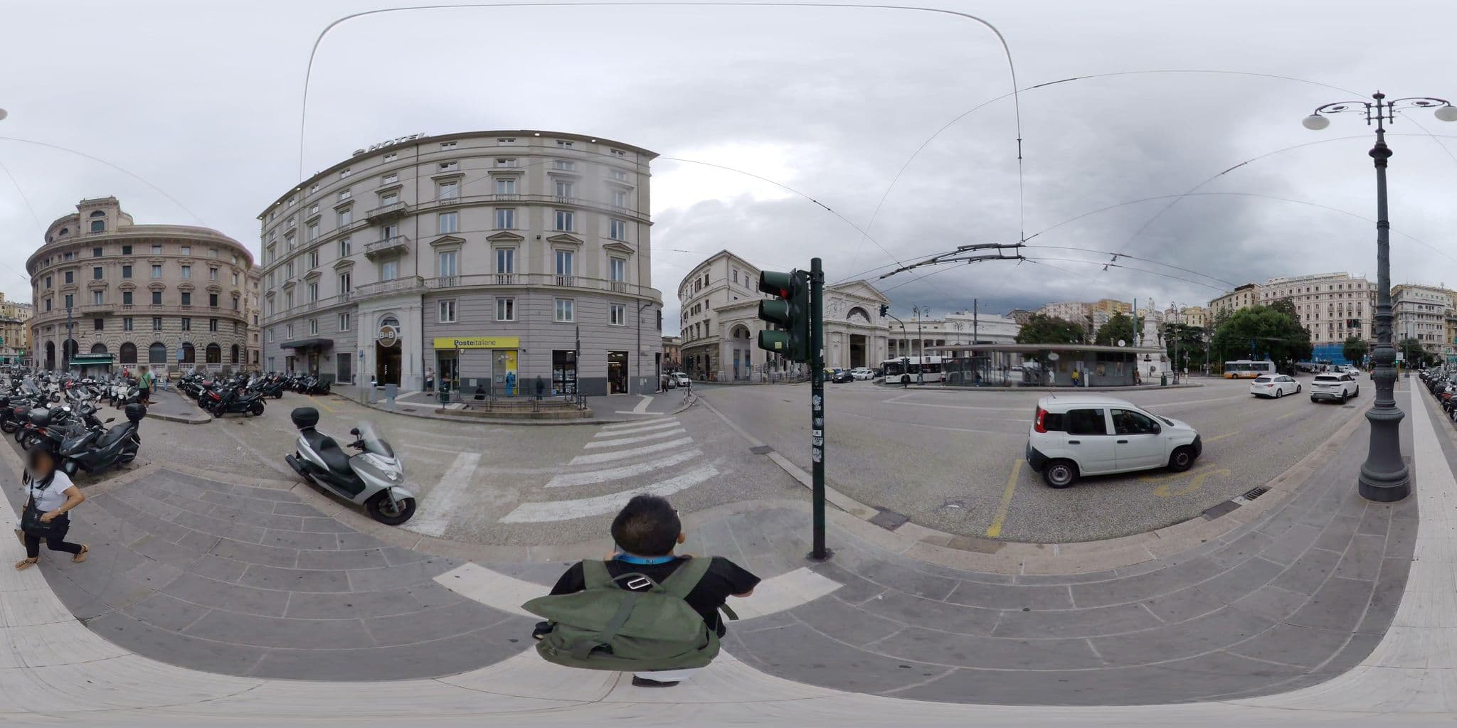 Street view near B&B Hotel Genova, Genoa